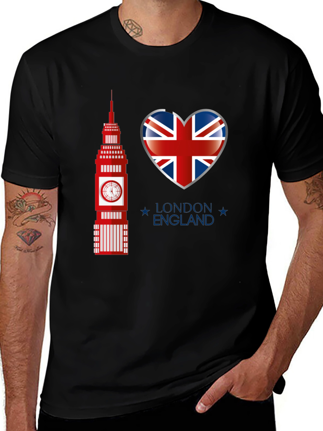 London England Graphic Tee