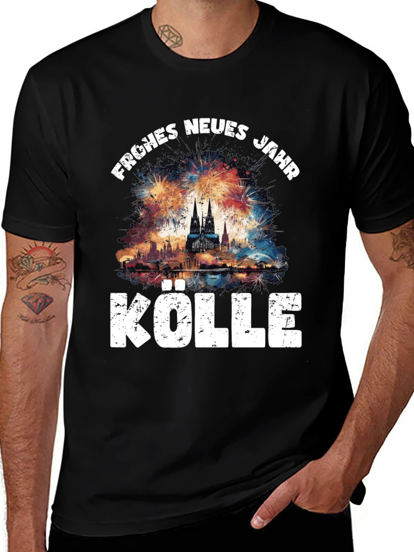 Frohes Neues Jahr Kölle T-Shirt - Cologne Germany New Year