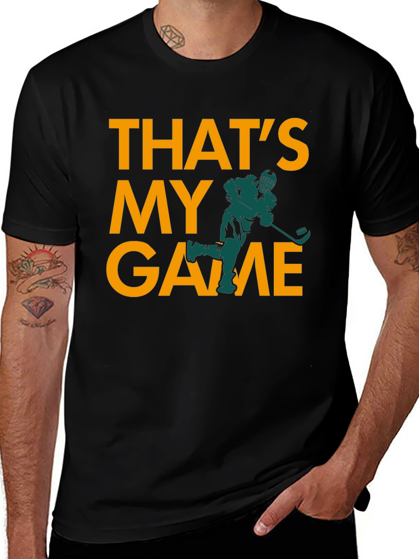Variant 3 of That's My Game Hockey Graphic Tee
