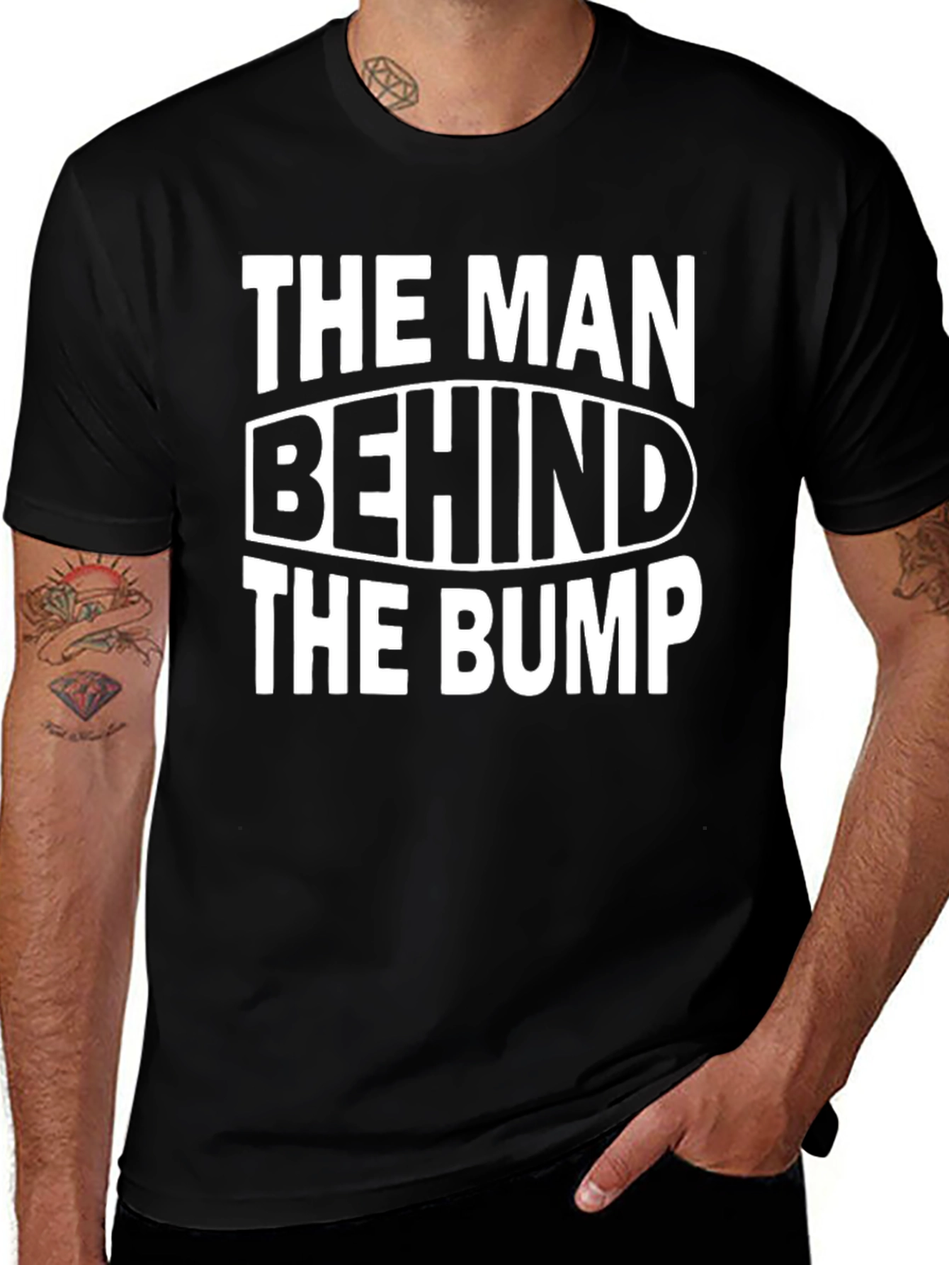 The Man Behind The Bump T-Shirt