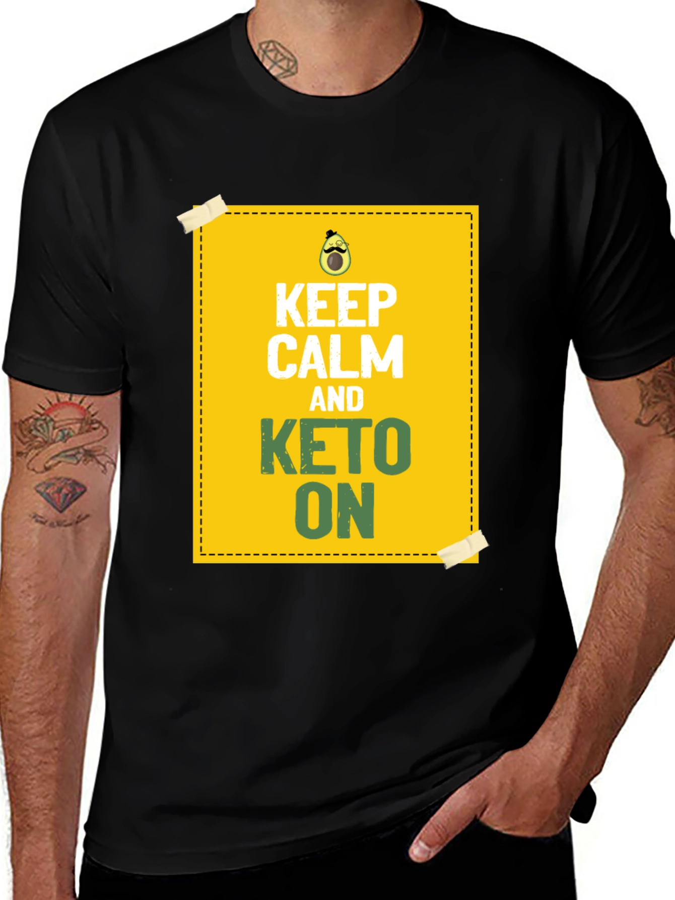 Variant 27 of Keep Calm and Keto On T-Shirt
