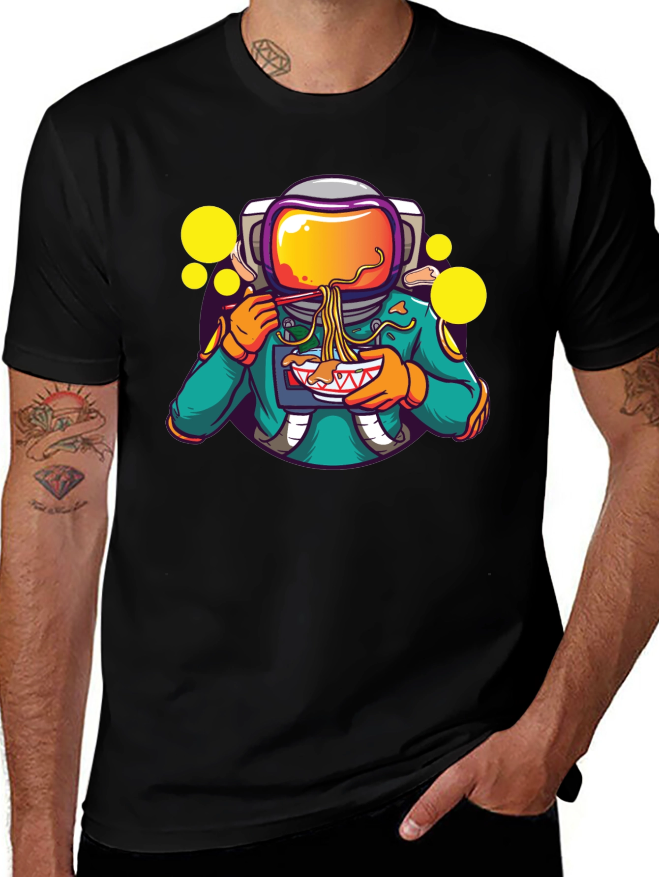 Astronaut Ramen T-Shirt - Space Foodie