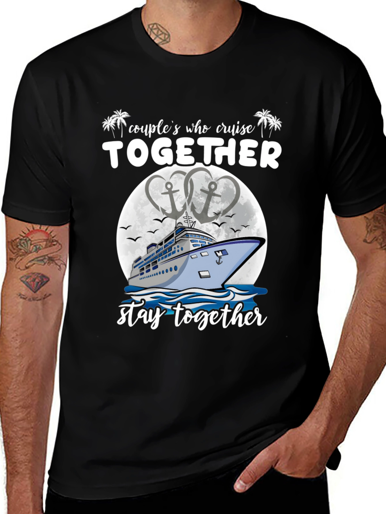 Variant 22 of Couples Cruise Together T-Shirt