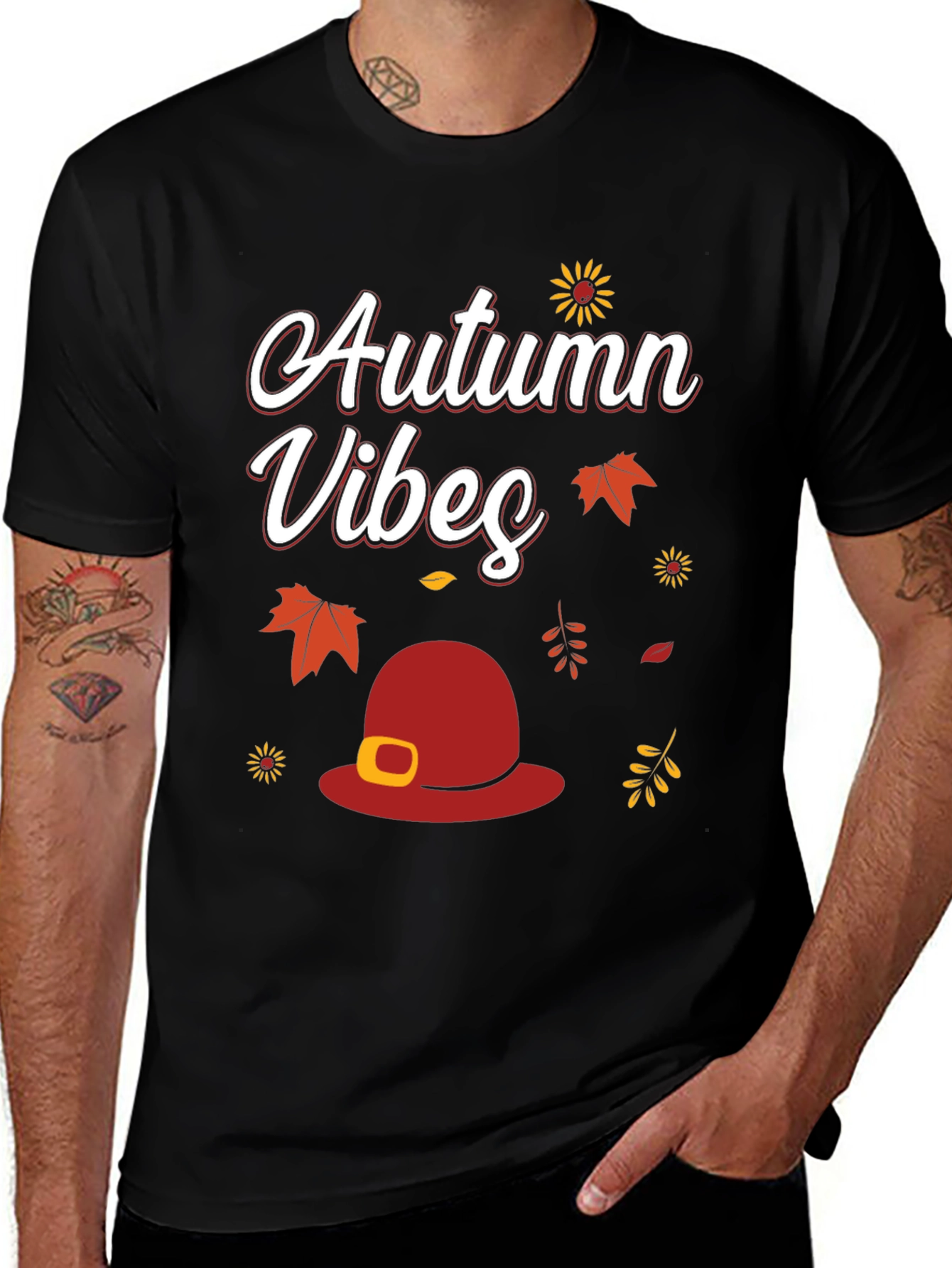 Autumn Vibes Thanksgiving T-Shirt