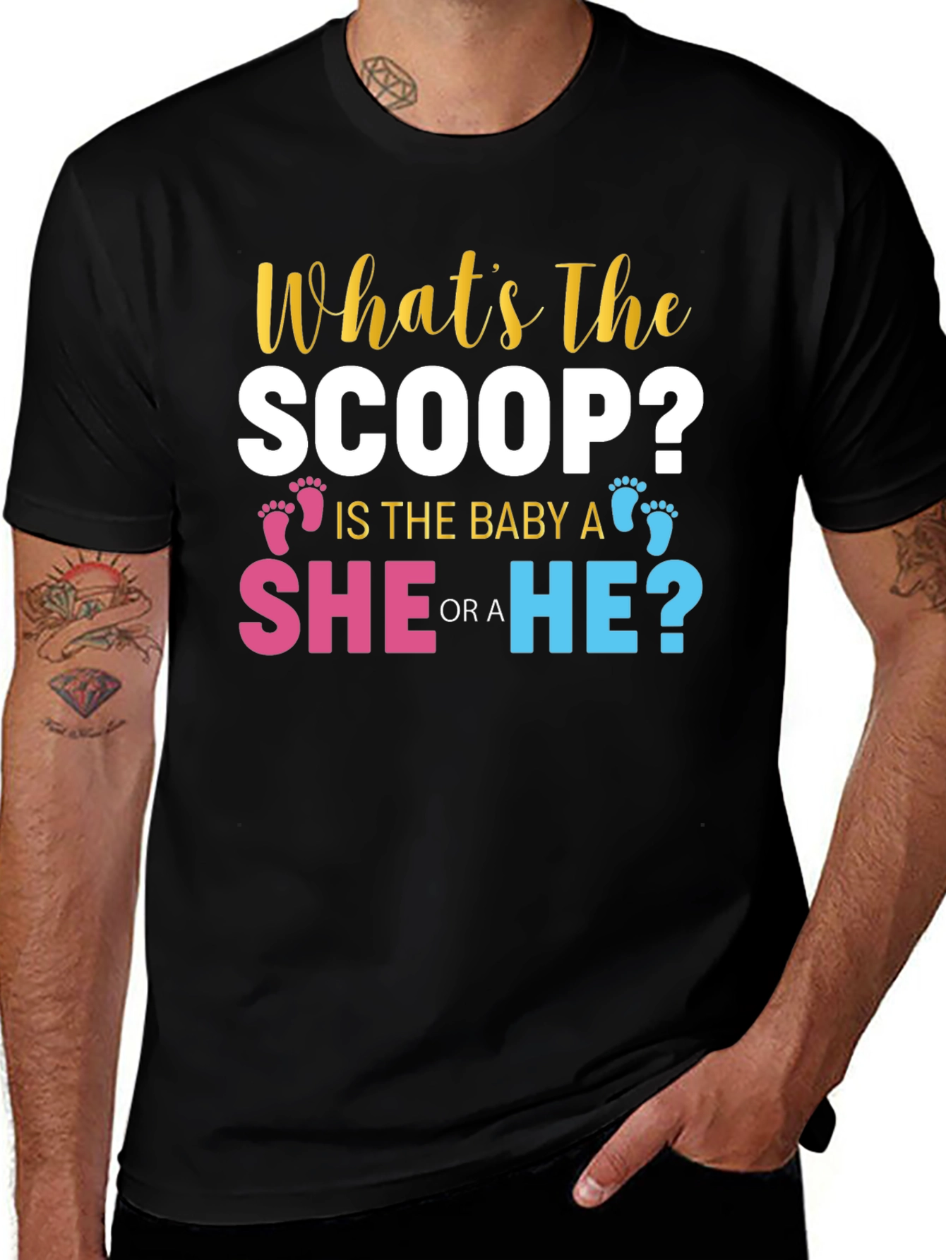 Baby Gender Reveal Scoop T-Shirt