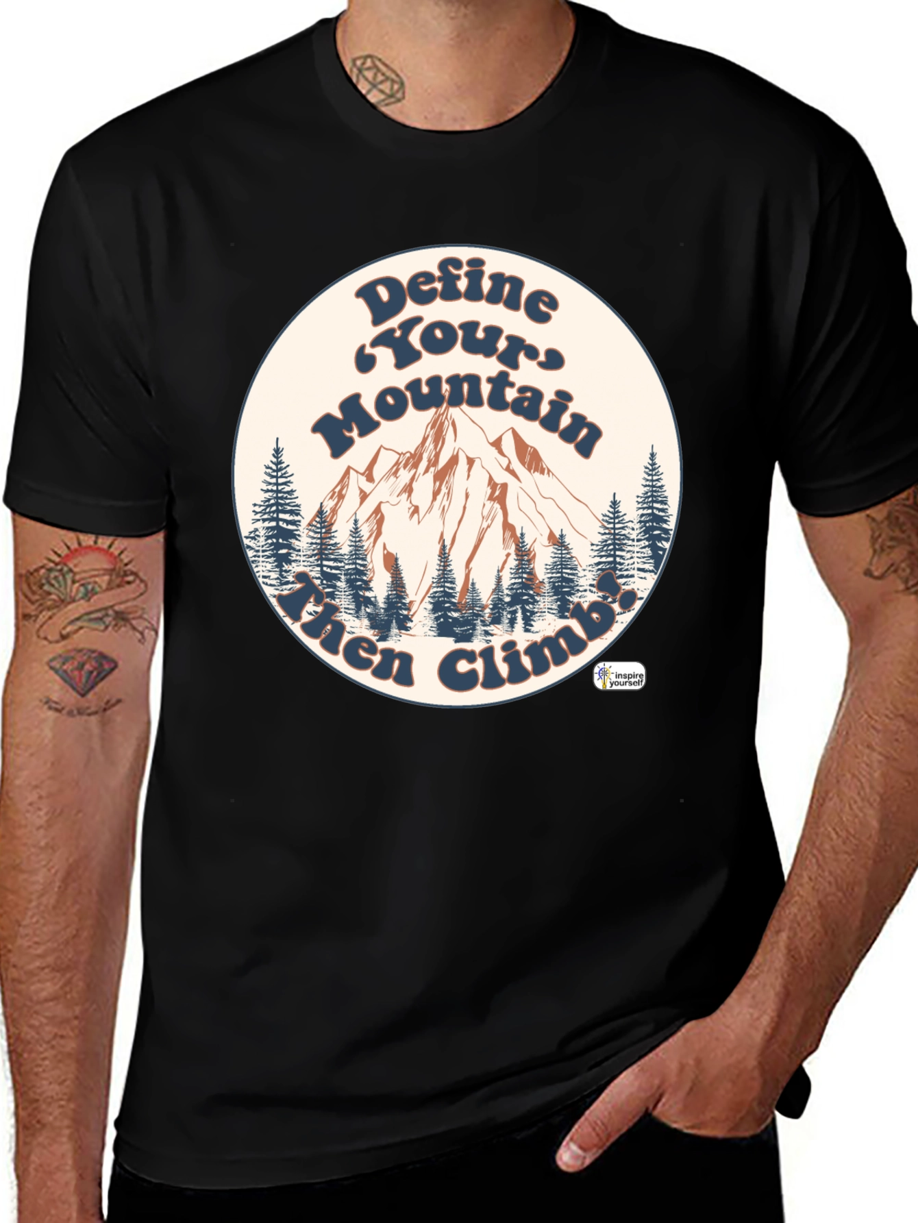 Variant 10 of Define Your Mountain Then Climb T-Shirt