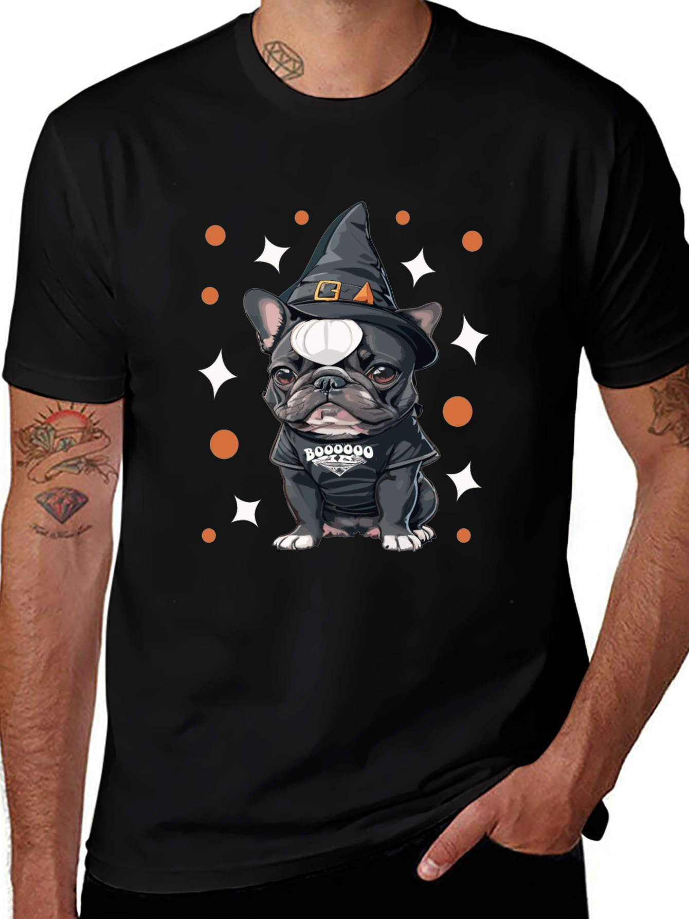 Halloween Dog Witch T-Shirt