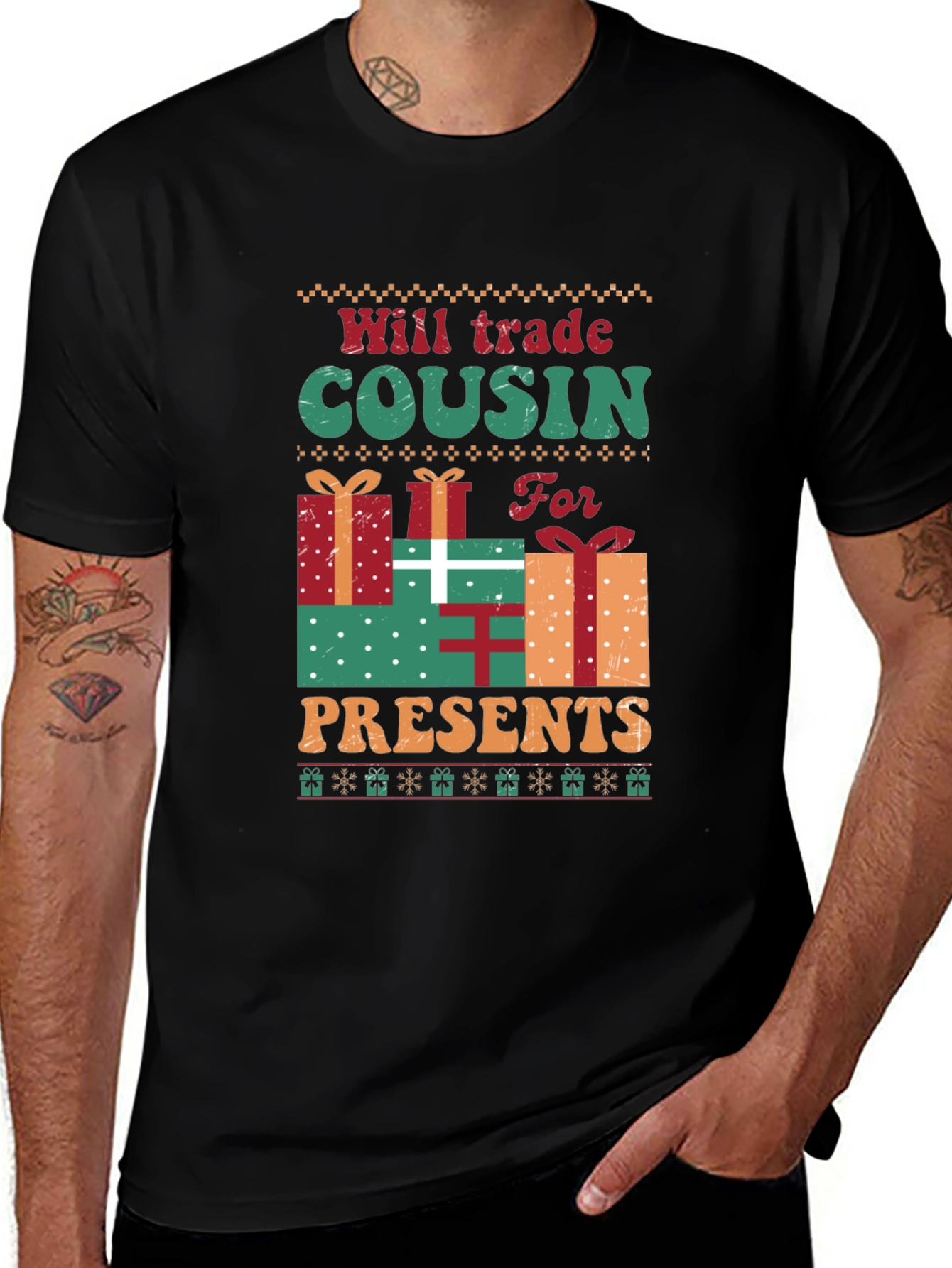 Variant 4 of Will Trade Cousin For Presents T-Shirt