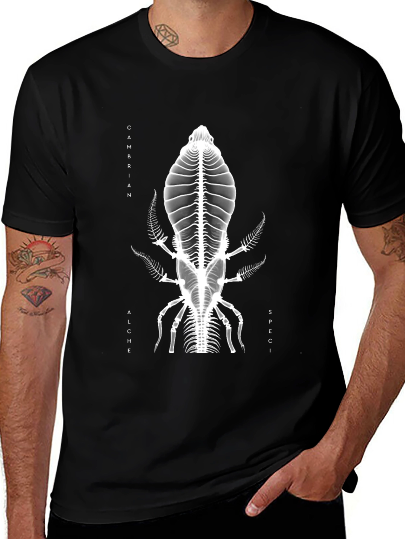 Variant 8 of Cambrian Alche Species T-Shirt - Black