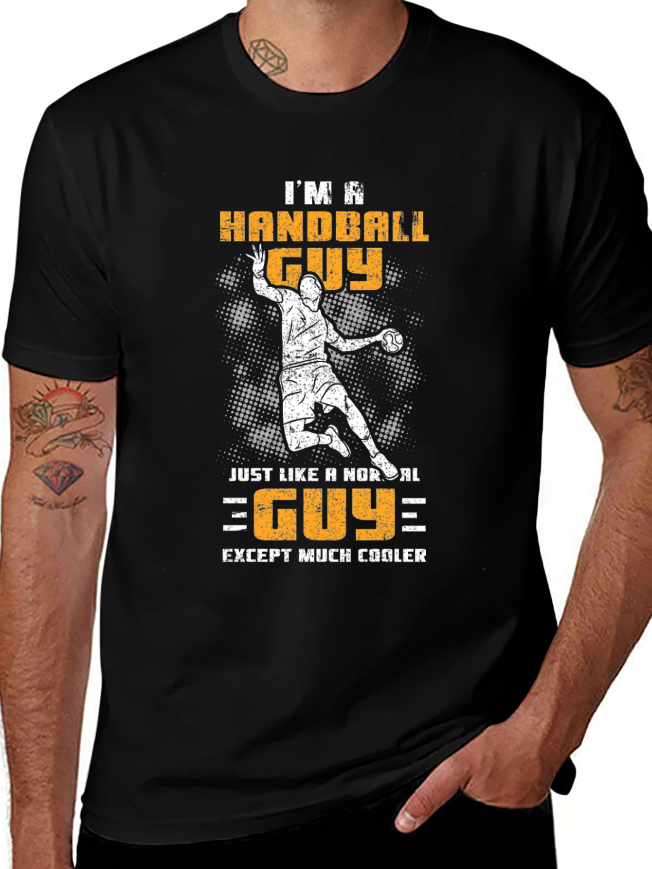 Variant 22 of Handball Guy T-Shirt: Cool & Unique Graphic Tee