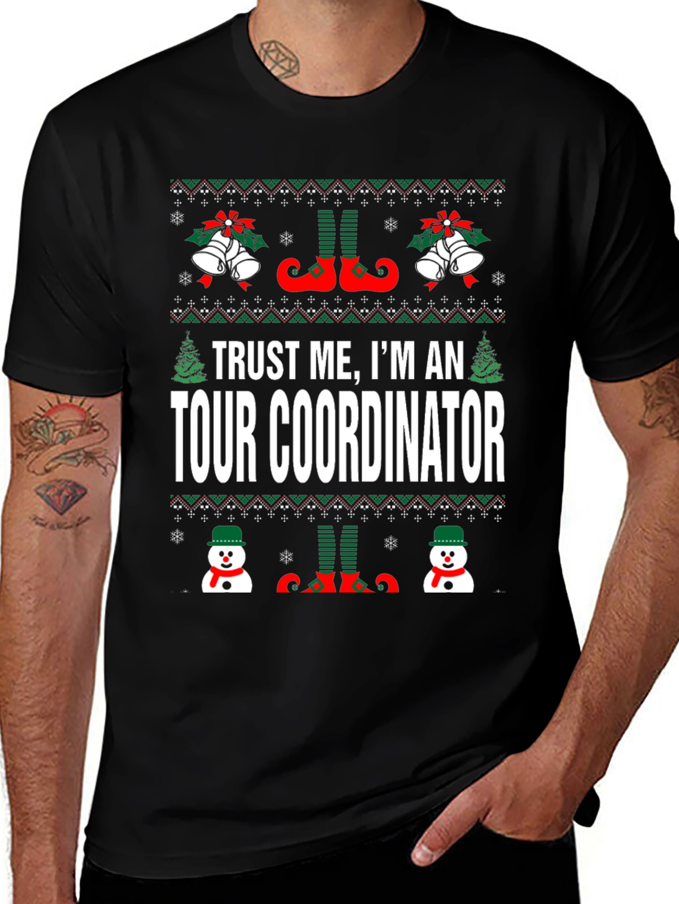 Funny Christmas Tour Coordinator T-Shirt