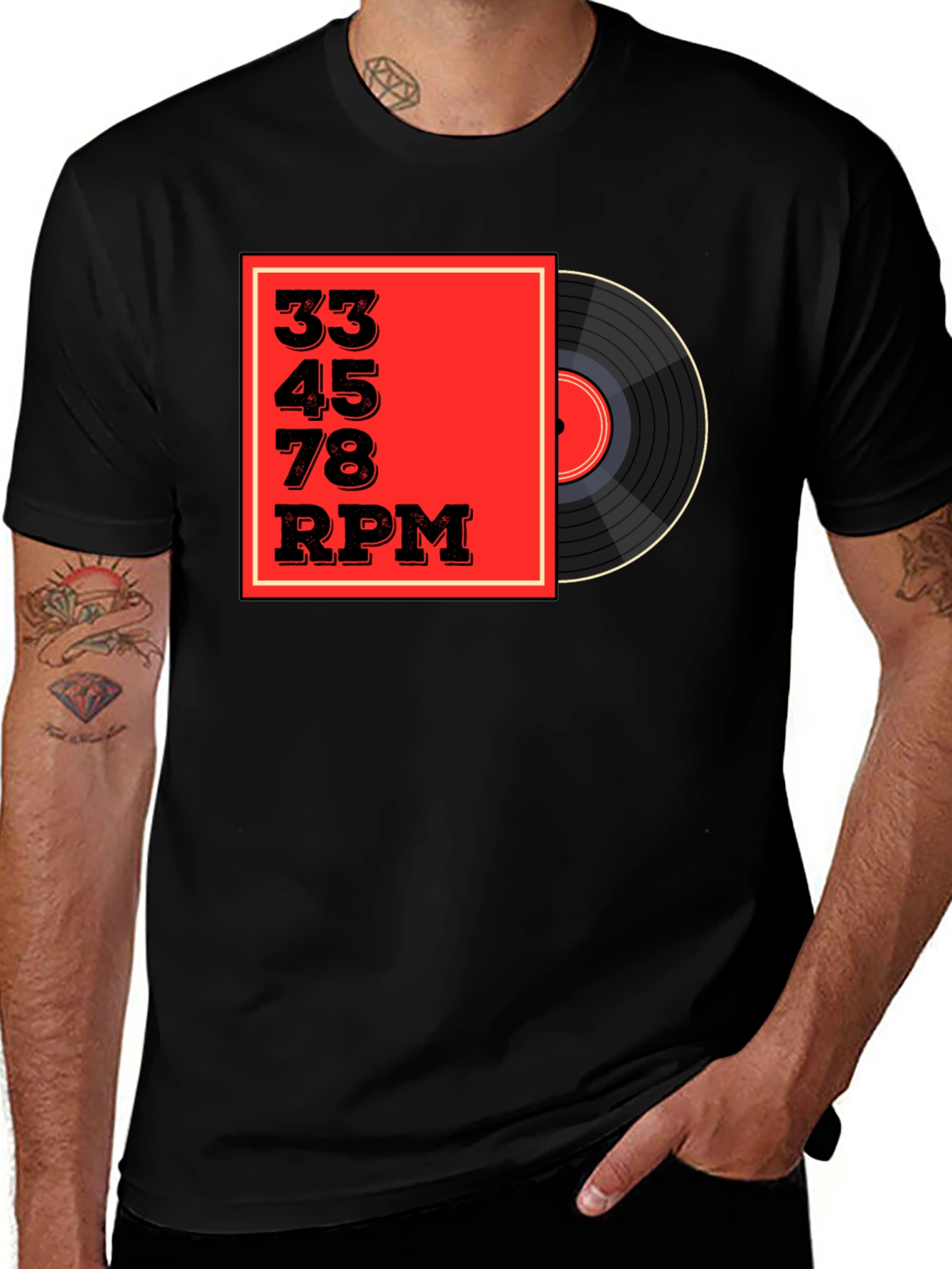 Variant 9 of Vintage RPM Record Graphic Tee