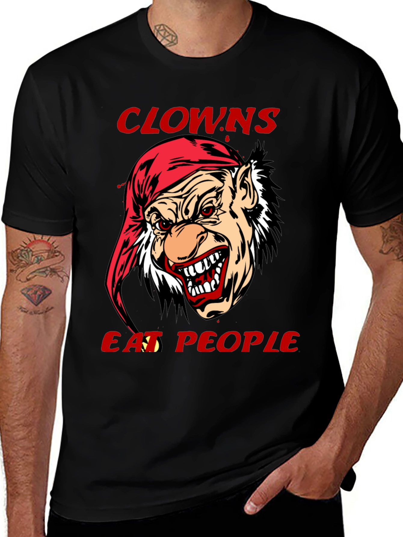 Variant 9 of Clowns Eat People Graphic Tee