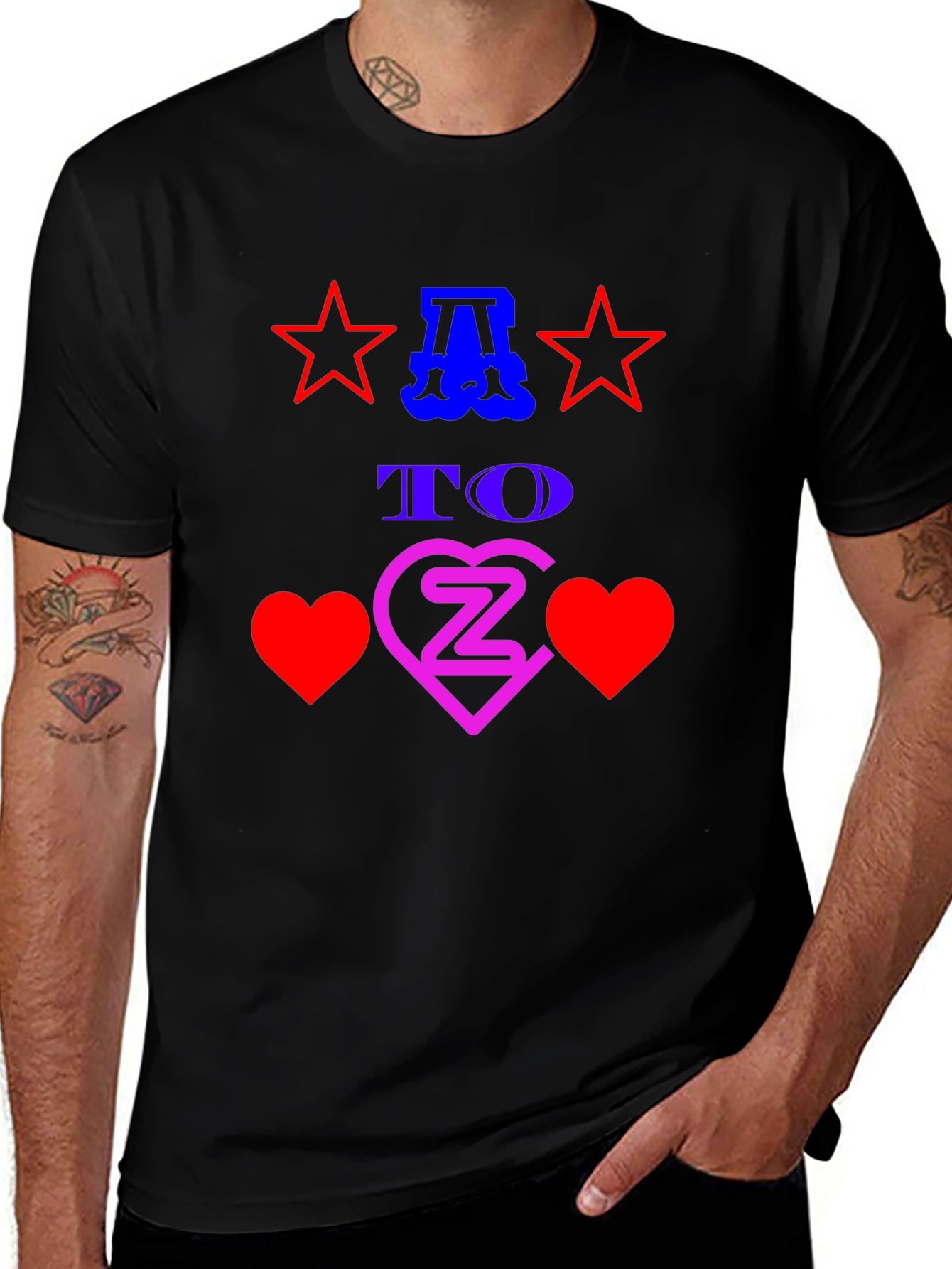 Variant 30 of A to Z Love Graphic Tee