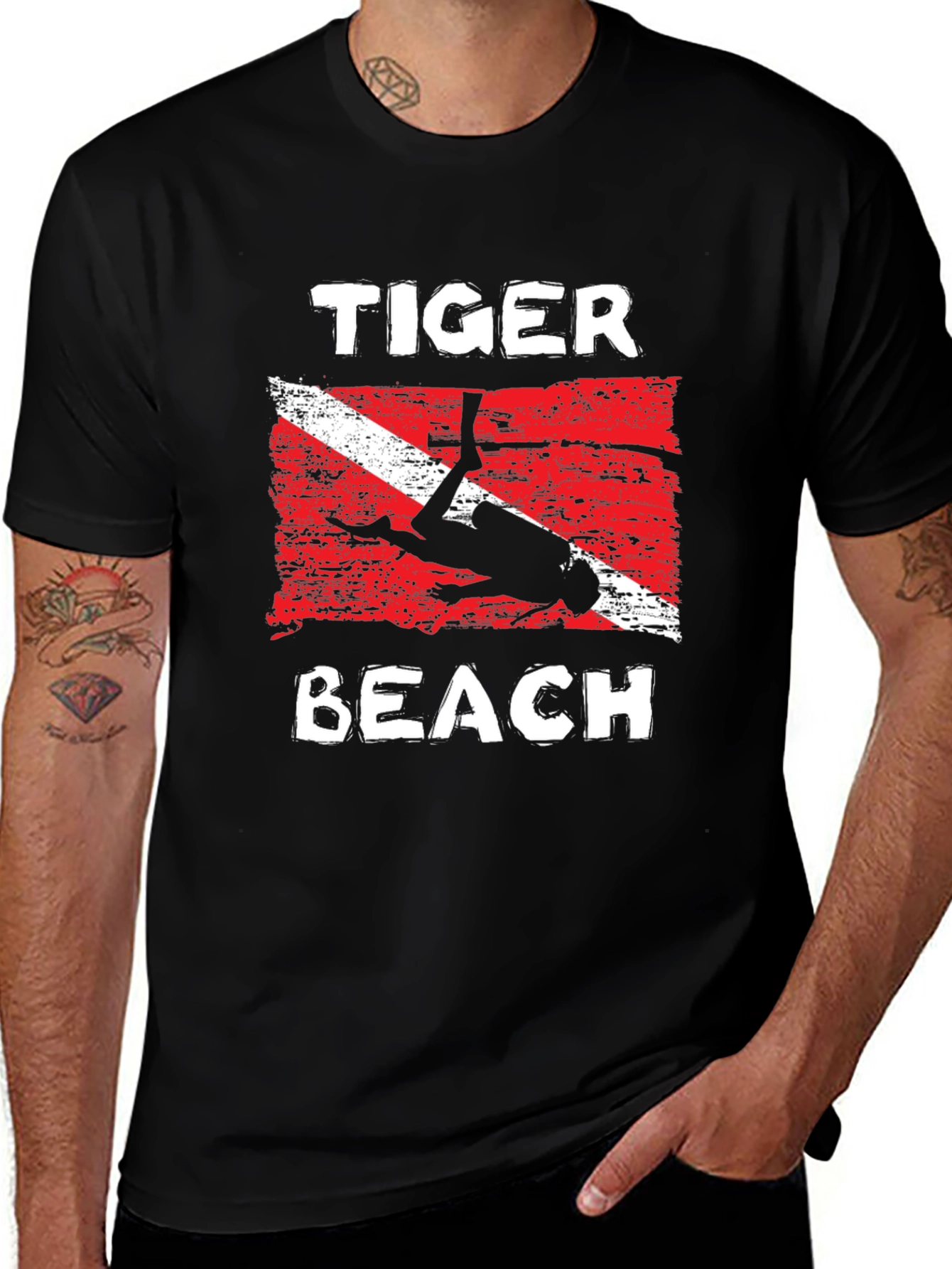 Tiger Beach Scuba Diving T-Shirt