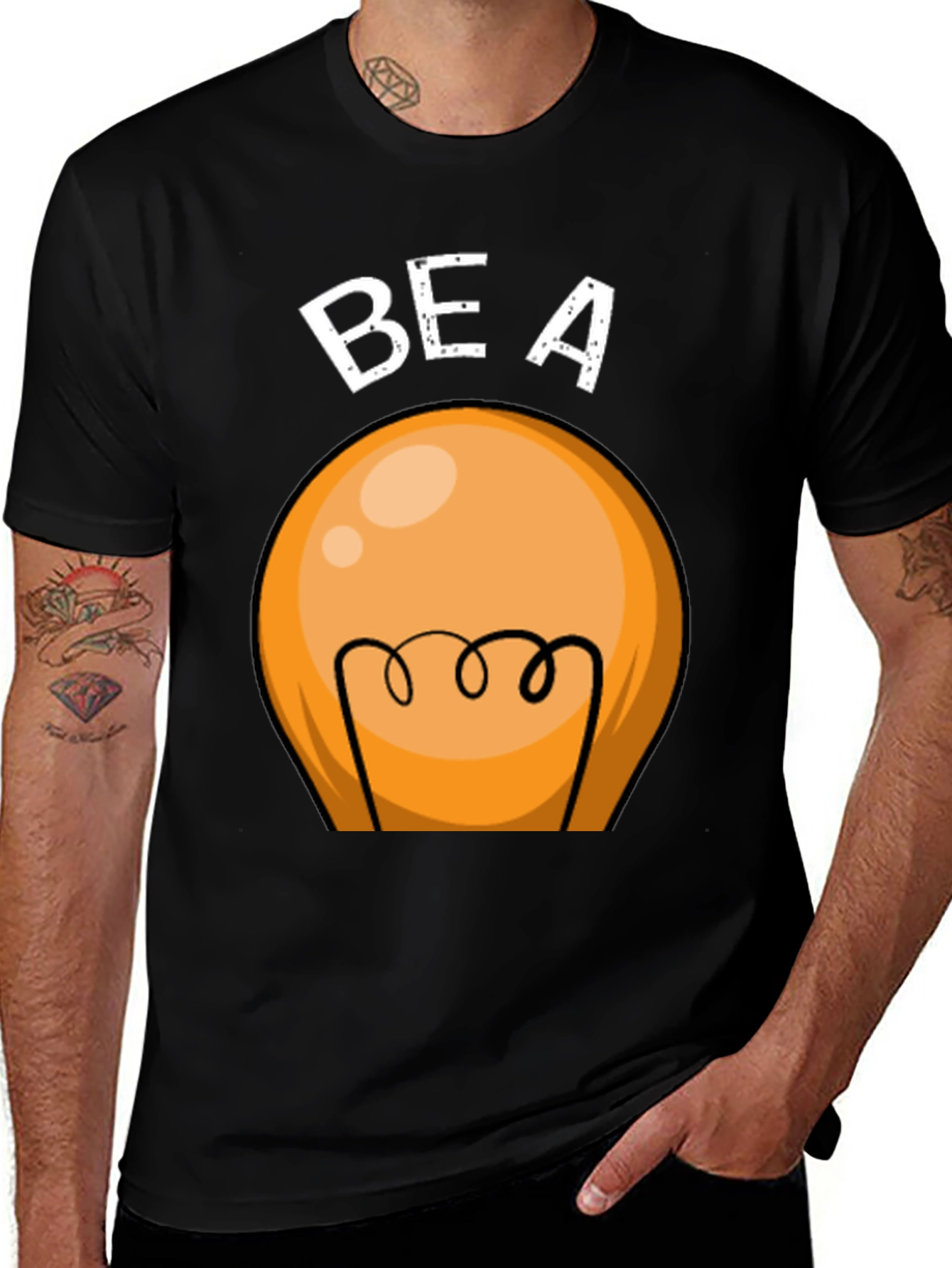 Variant 16 of Be A Light Bulb - Men's Graphic Tee