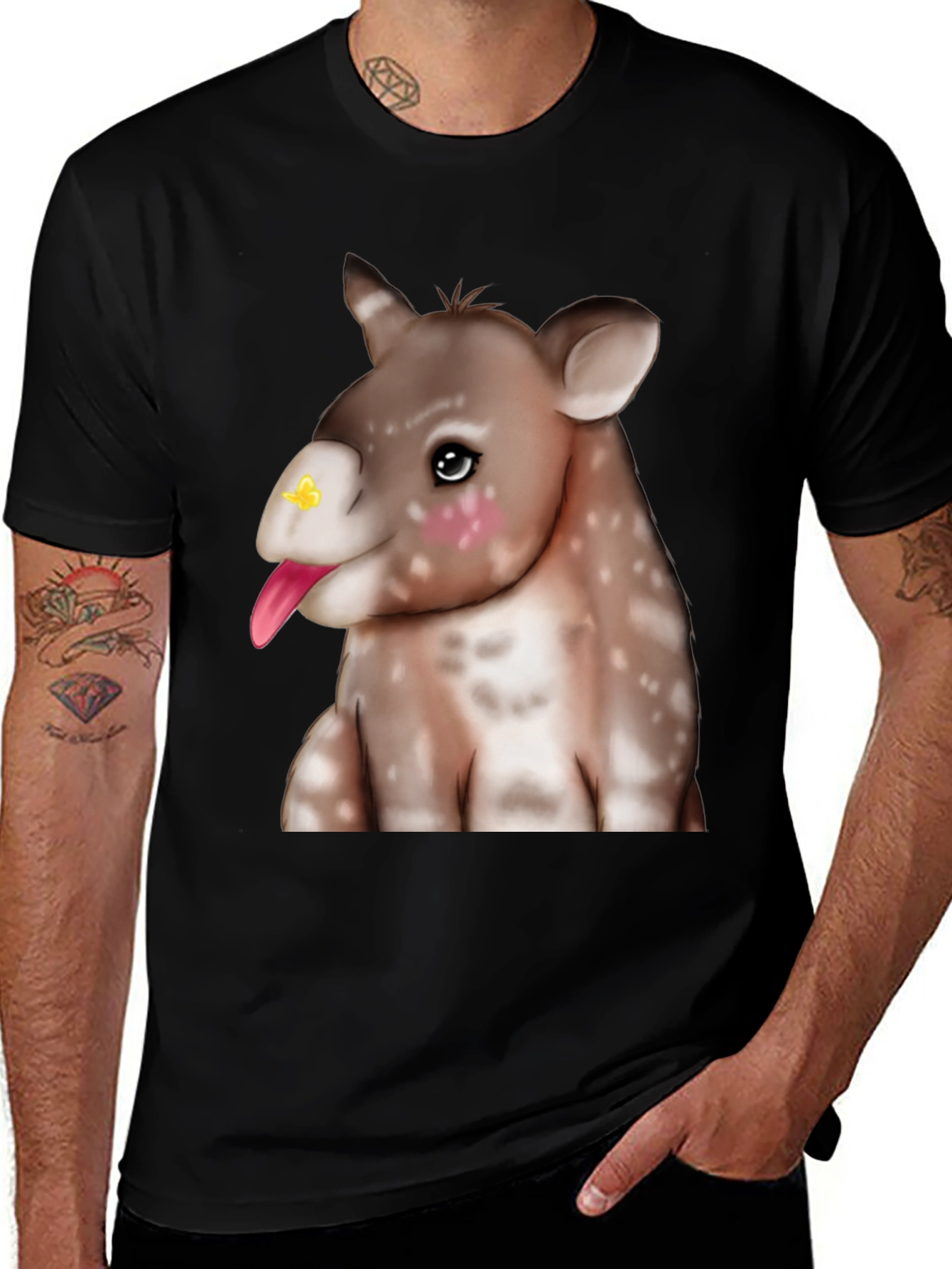 Tapir Graphic Tee - Fun Animal Lover Shirt