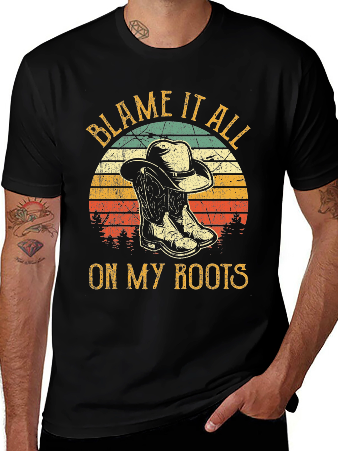 Variant 8 of Blame It All On My Roots T-Shirt