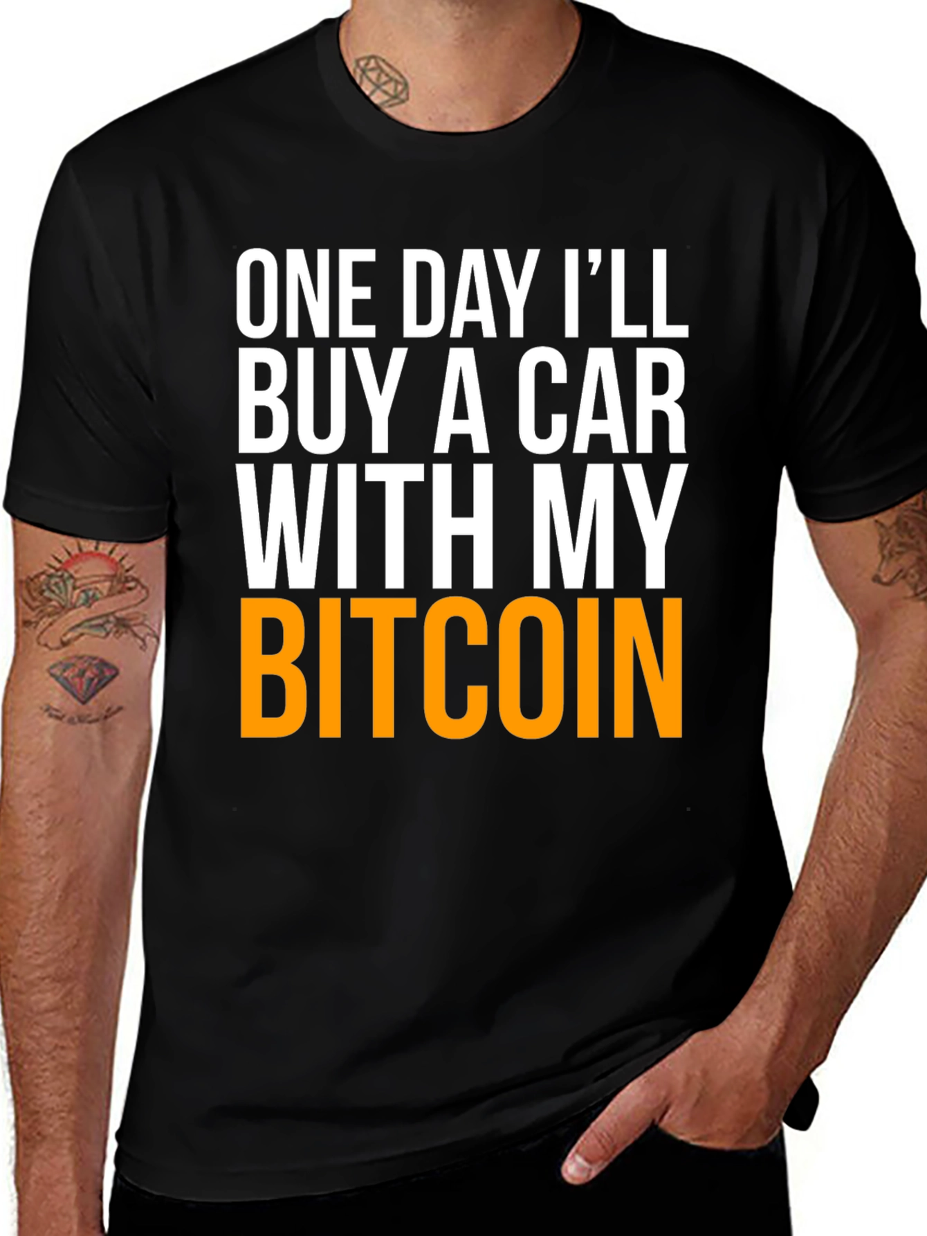 Bitcoin Car T-Shirt