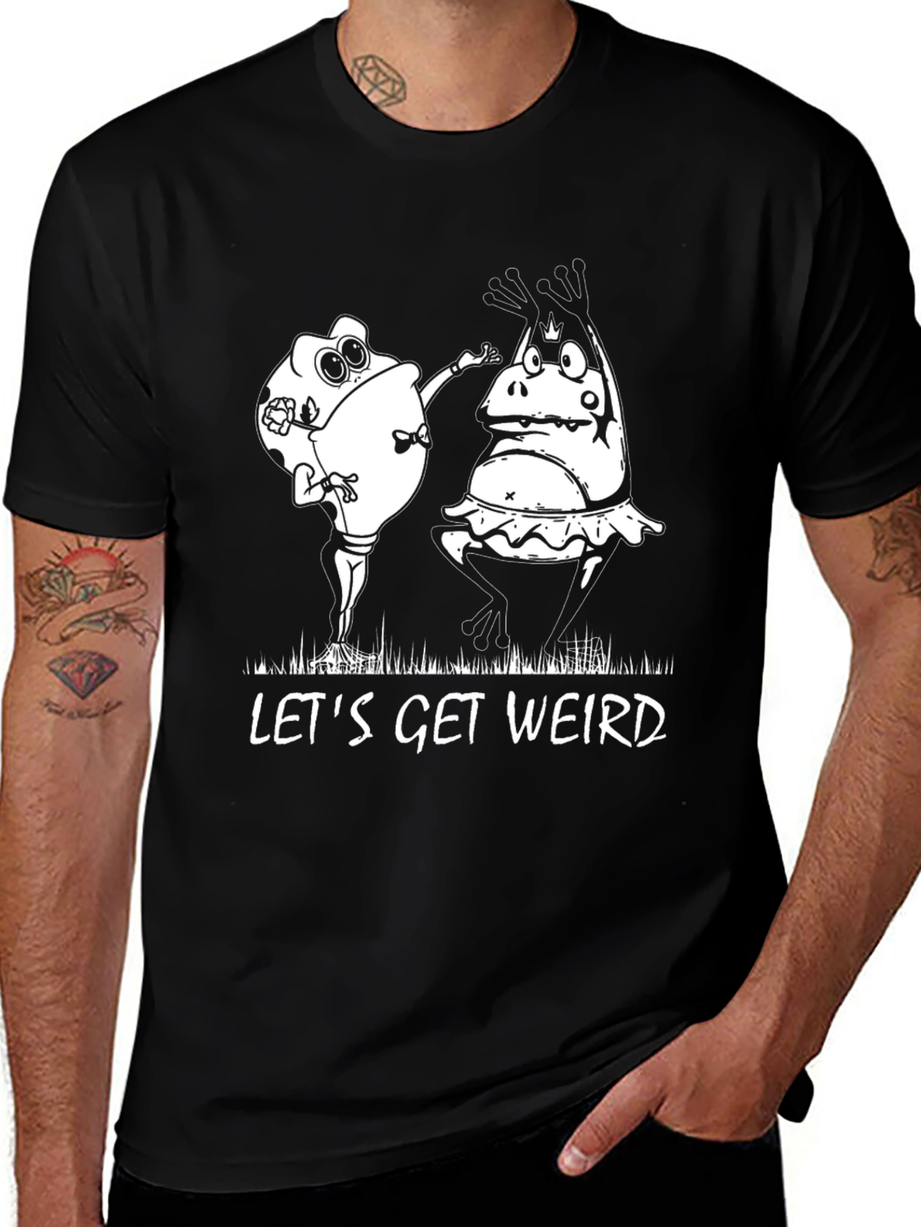 Variant 17 of Let's Get Weird T-Shirt, Funny Graphic Tee