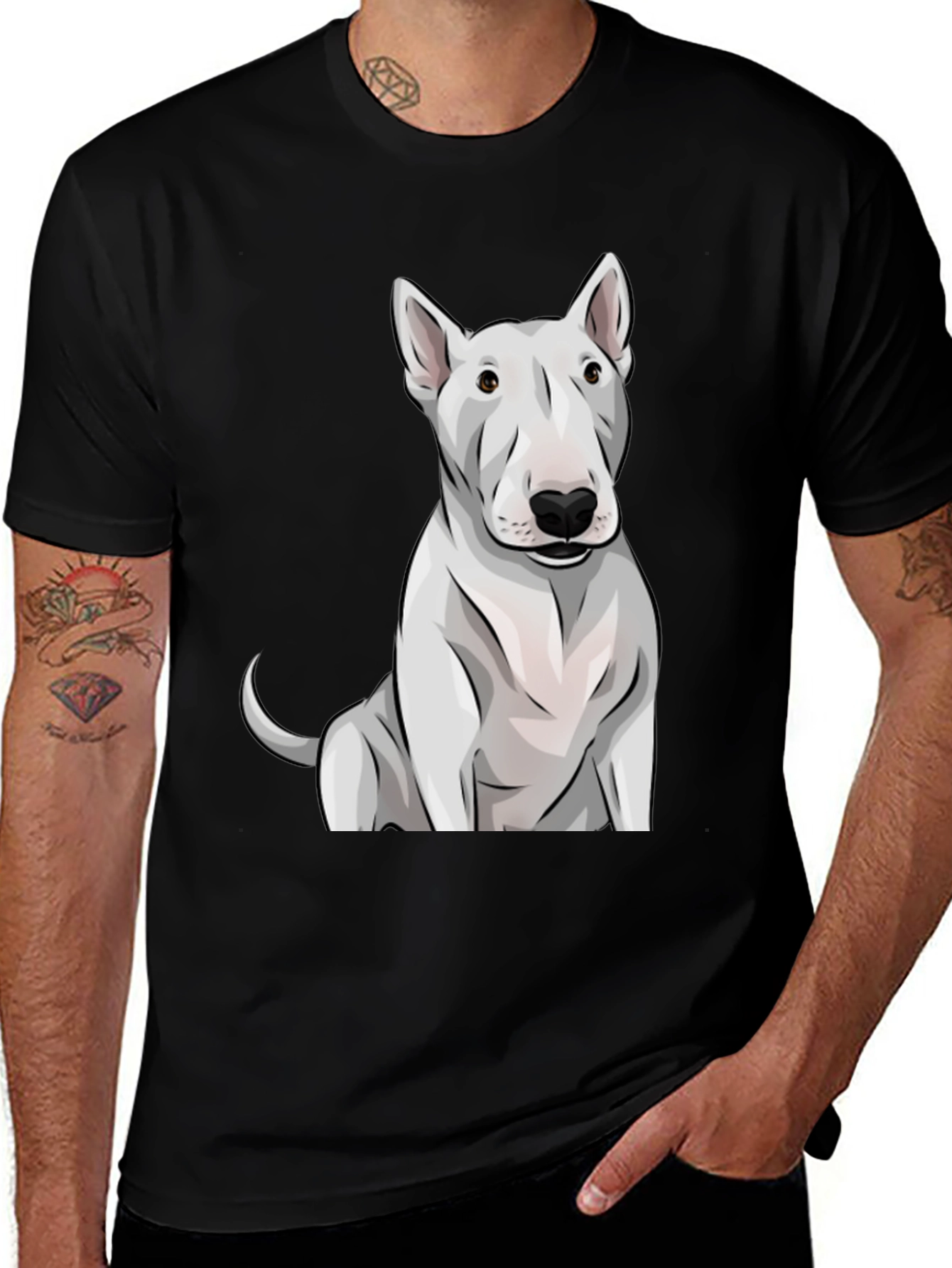 Variant 28 of Bull Terrier Graphic Print T-Shirt