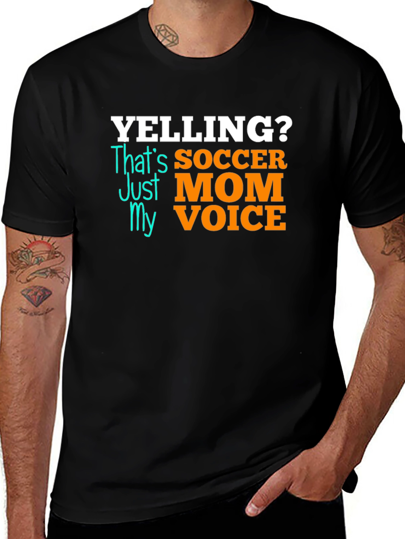 Variant 23 of Yelling? Soccer Mom Voice T-Shirt - Gift for Soccer Moms