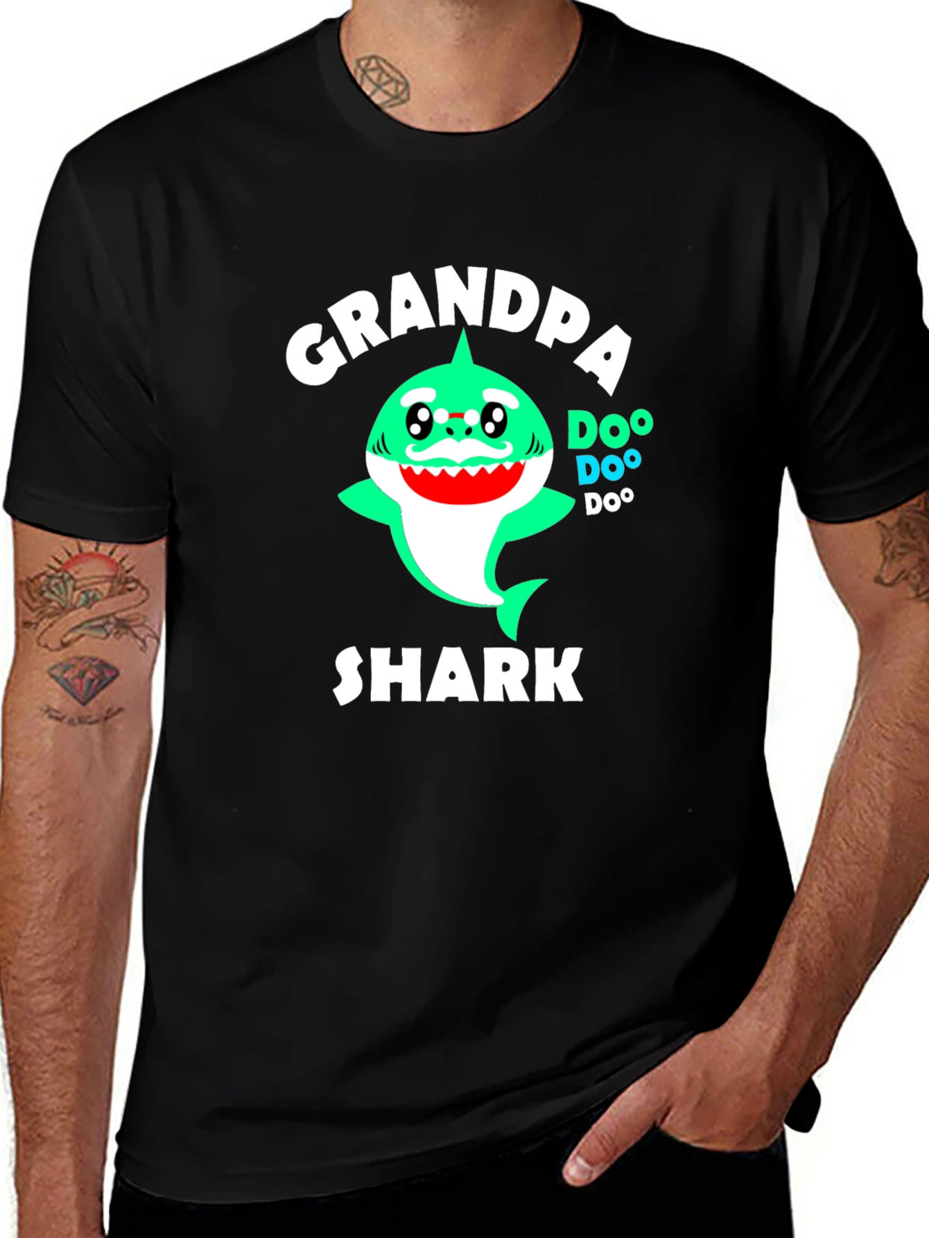 Grandpa Shark T-Shirt - Doo Doo Doo!