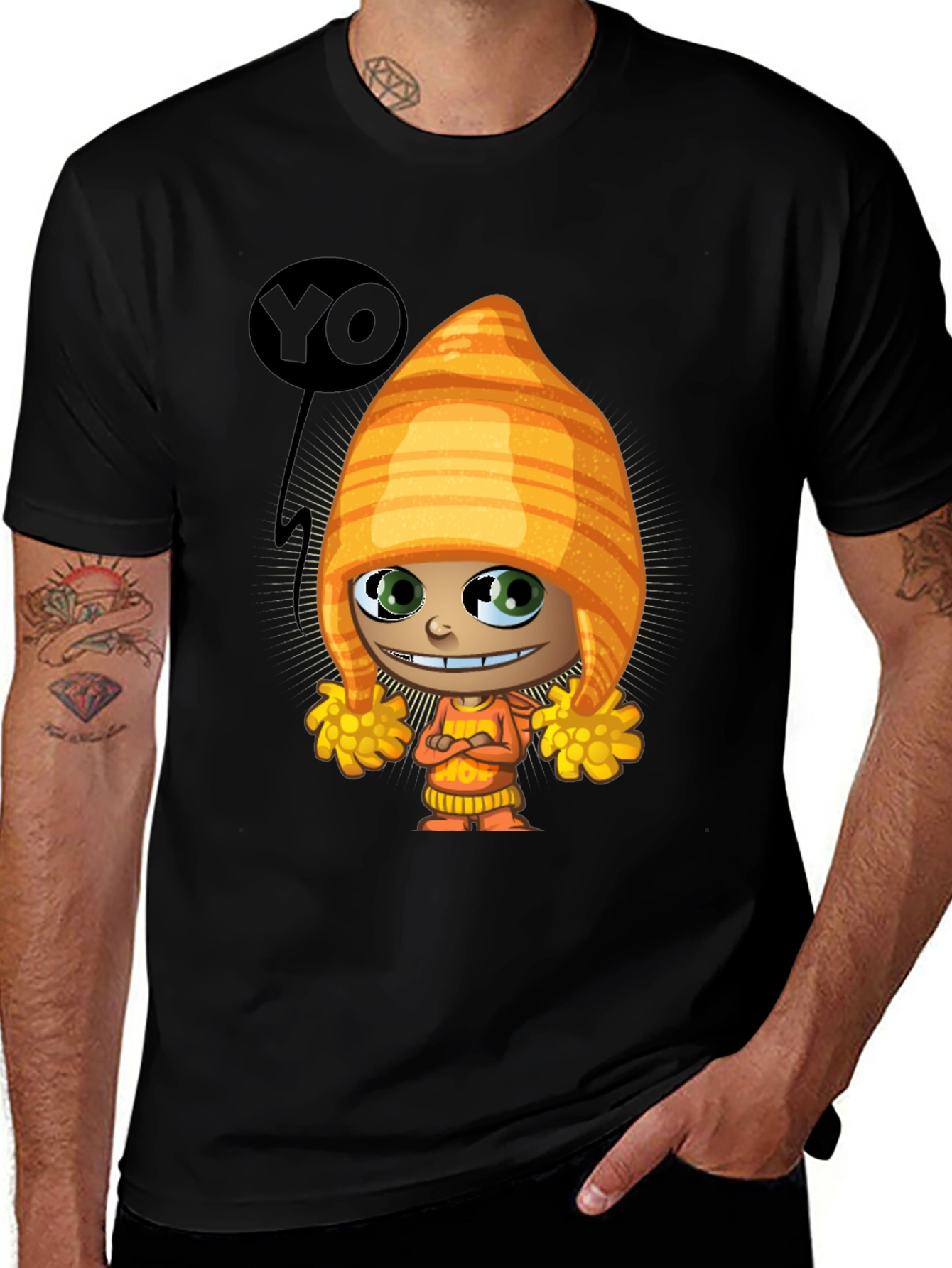 Variant 18 of Cartoon Character T-Shirt - Quirky Graphic Tee
