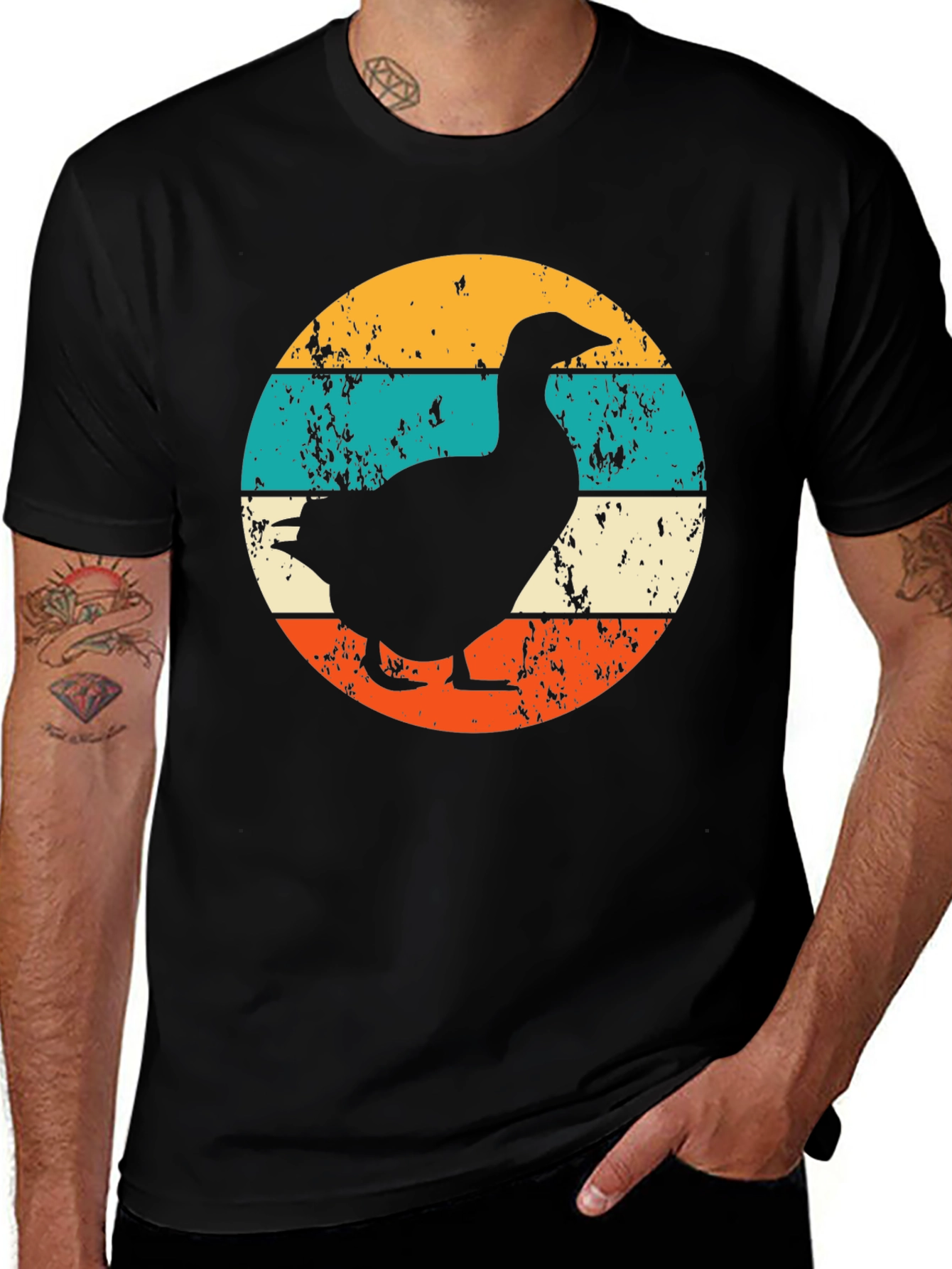 Variant 29 of Retro Goose Silhouette T-Shirt