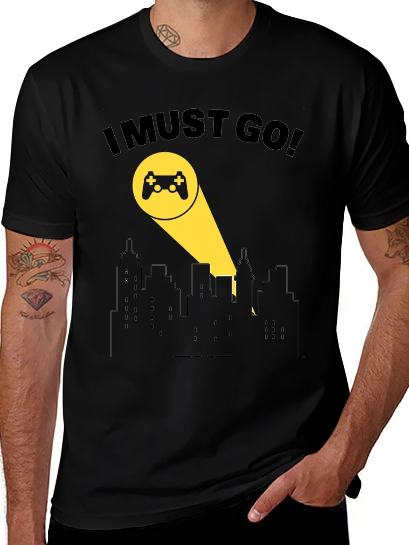 Variant 11 of Gamer T-Shirt - I Must Go! Graphic Tee