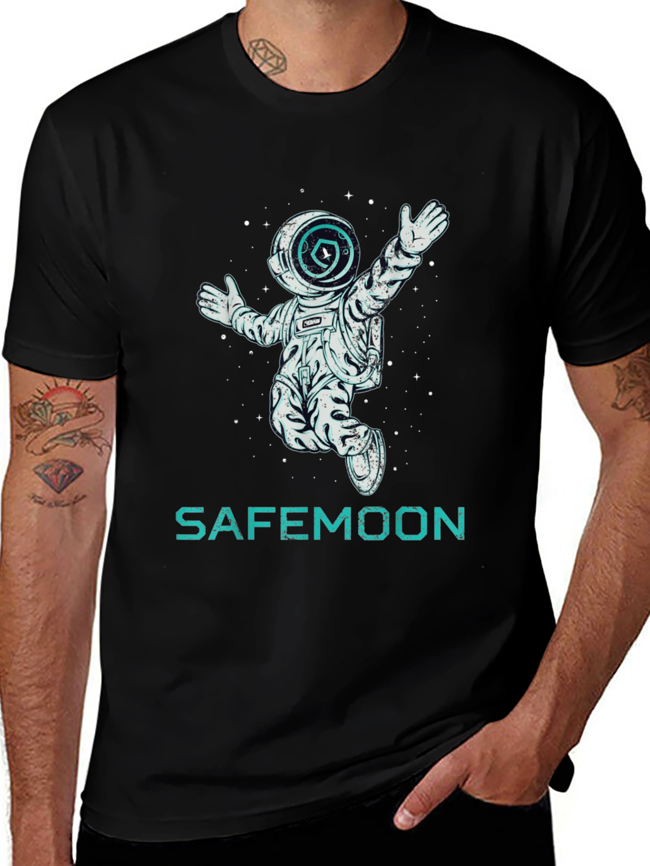 Safemoon Astronaut Black T-Shirt