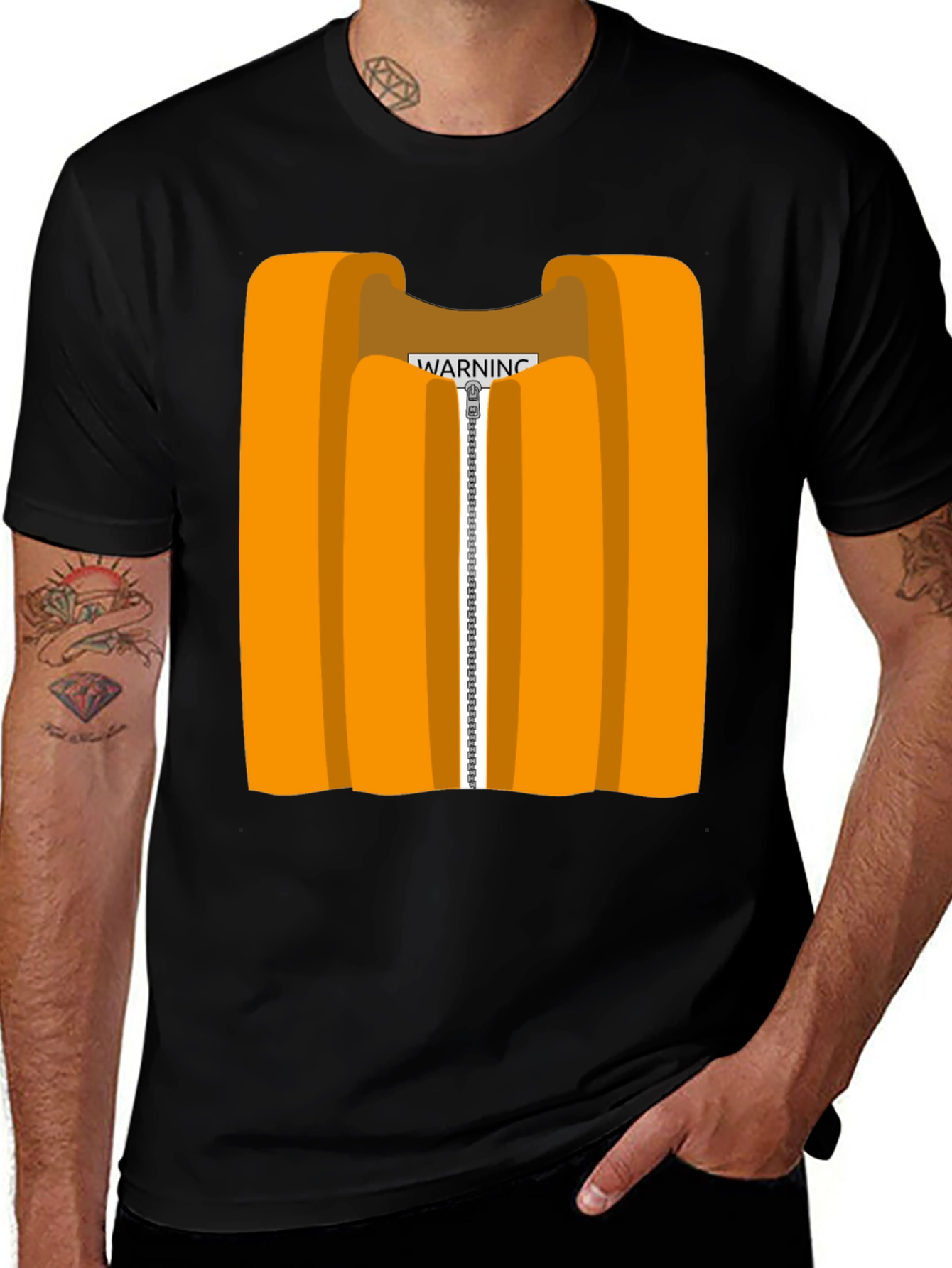 Variant 22 of Orange Vest Graphic Novelty T-Shirt