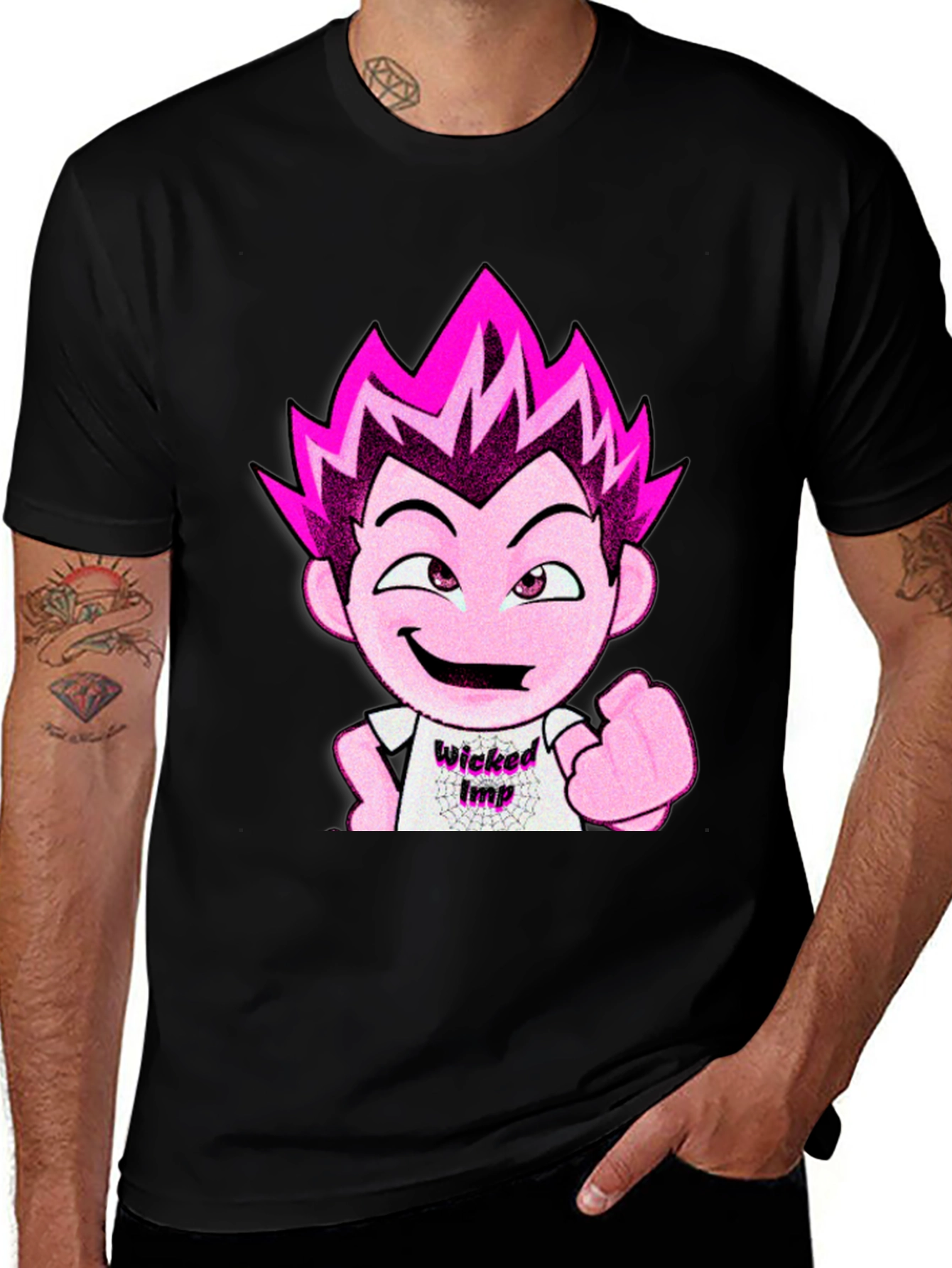 Variant 30 of Wicked Imp Cartoon Graphic Tee