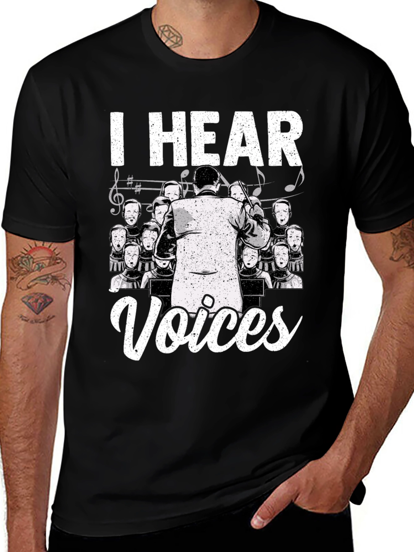 I Hear Voices Choir Conductor T-Shirt