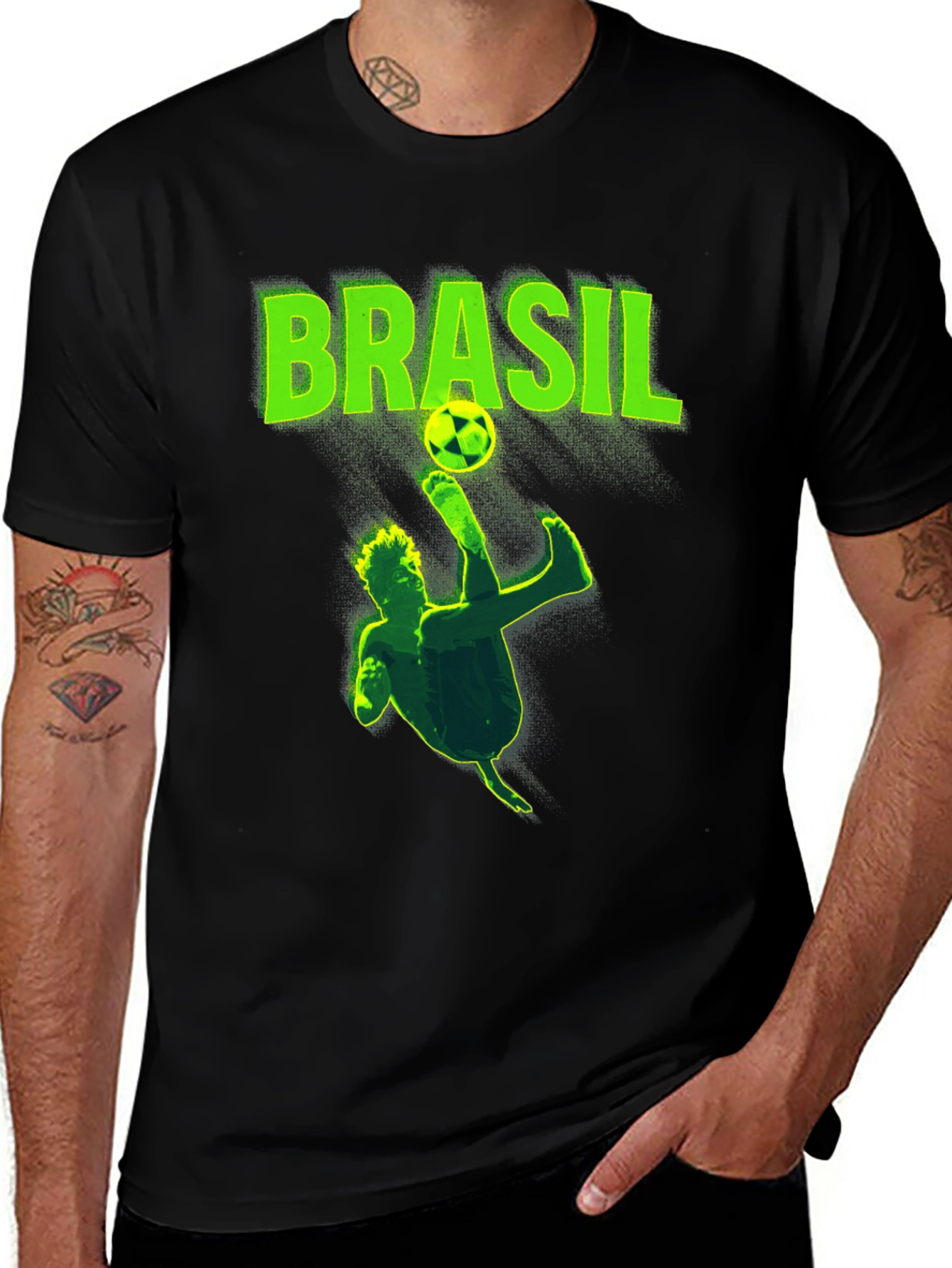 Variant 6 of Brasil Soccer Graphic T-Shirt