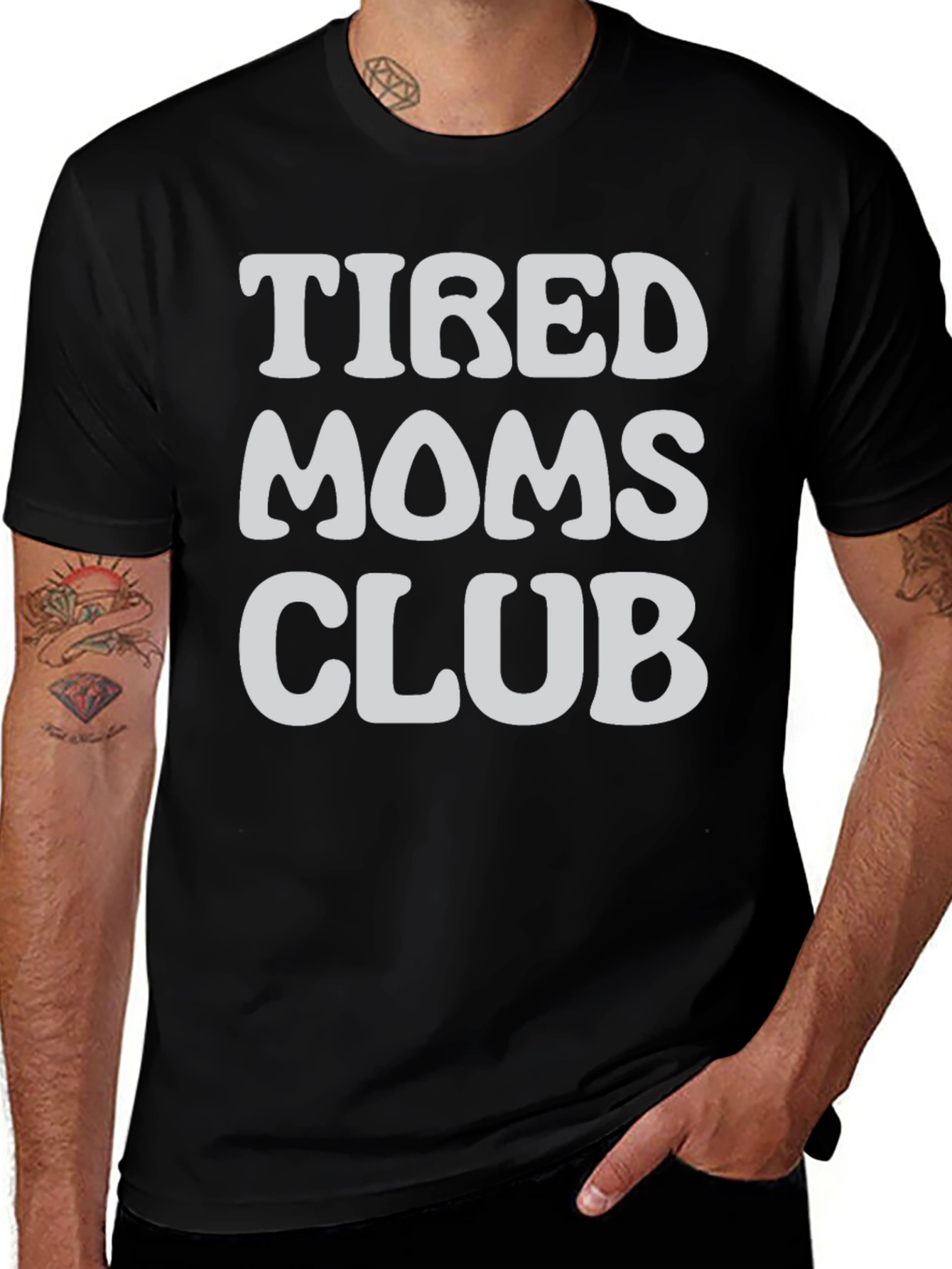 Tired Moms Club Graphic T-Shirt