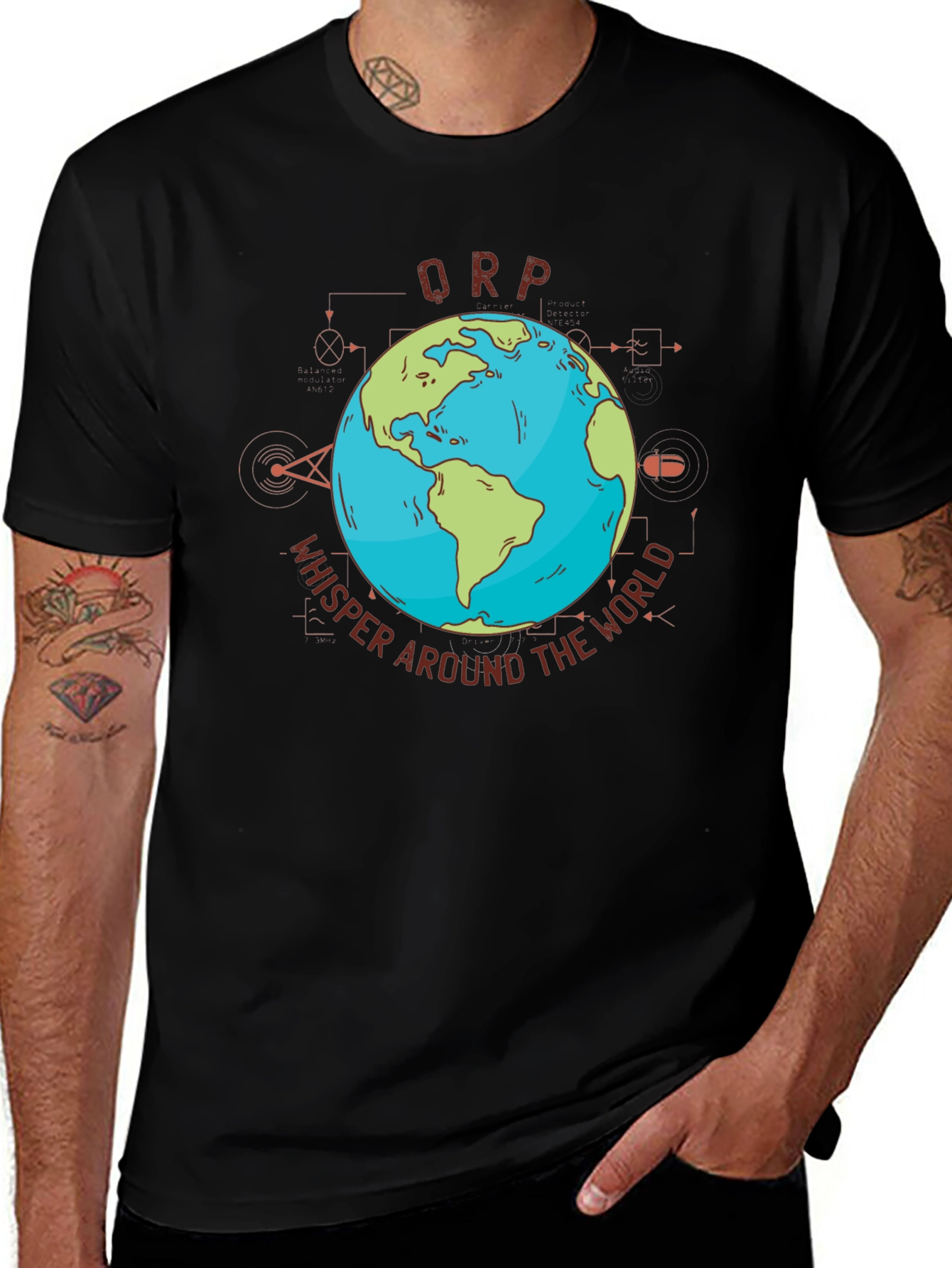 ORP Whisper Around the World Graphic T-Shirt