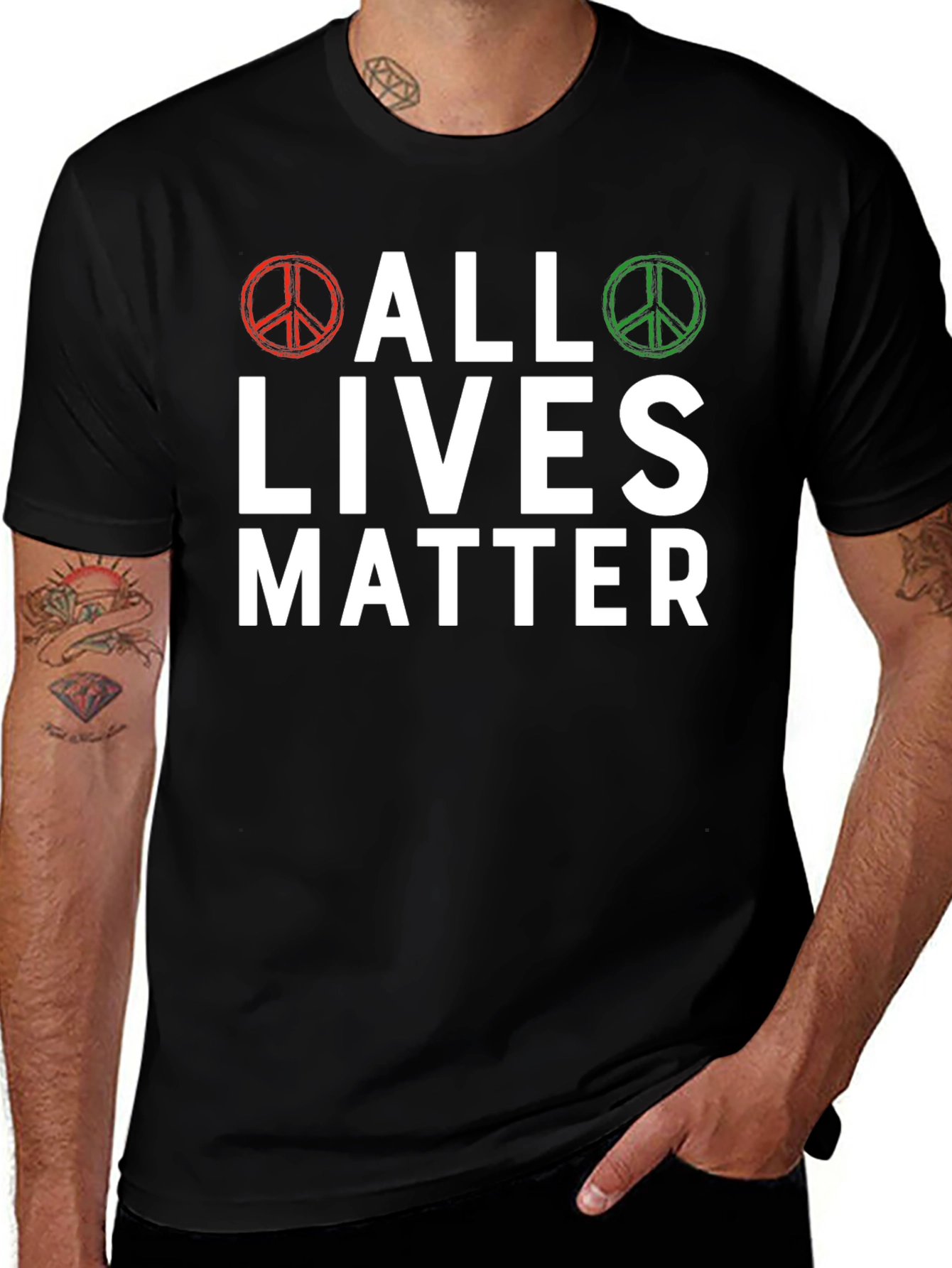 Variant 30 of All Lives Matter Graphic Tee