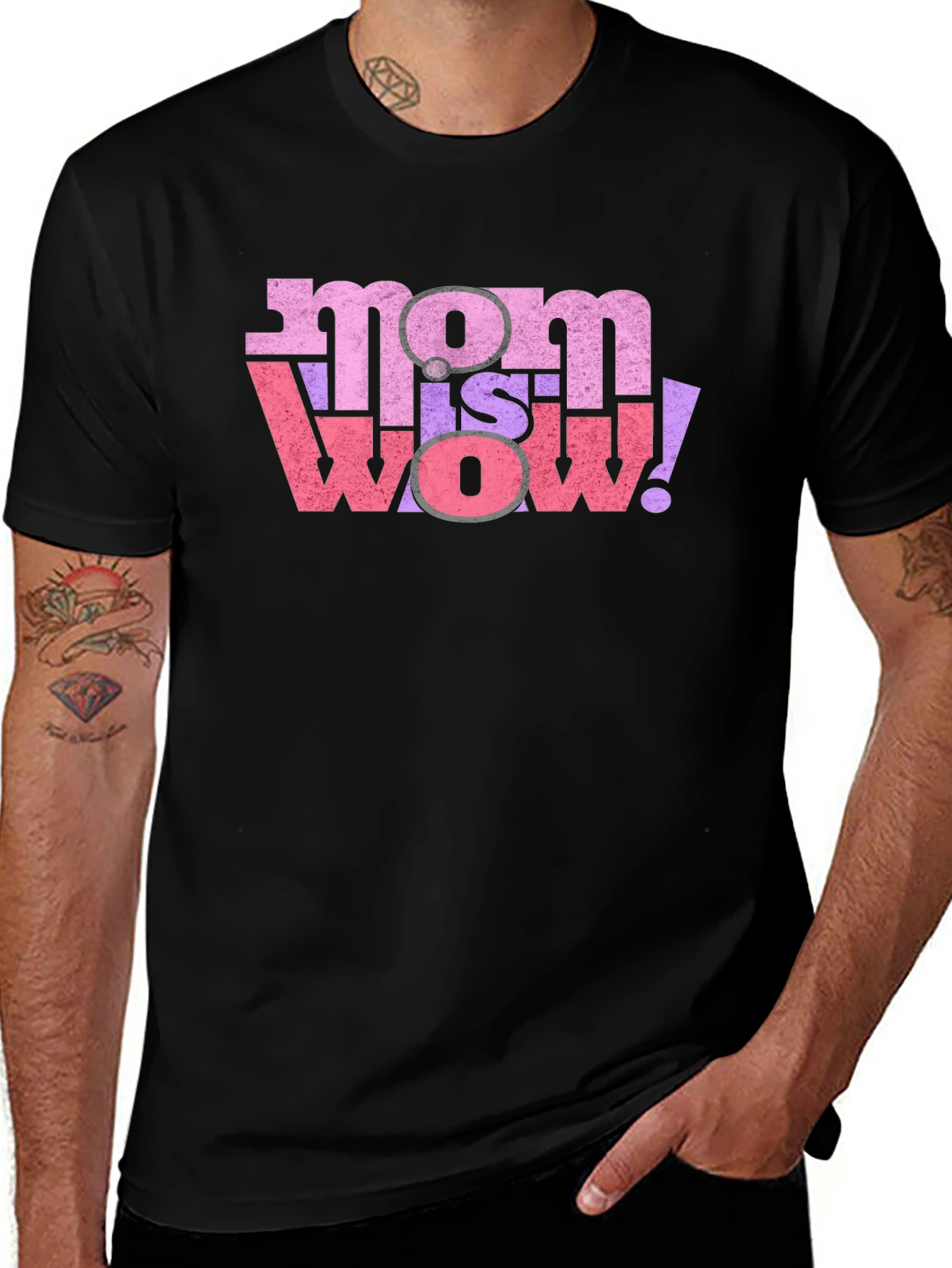 Variant 2 of Mom is Wow! Graphic T-Shirt