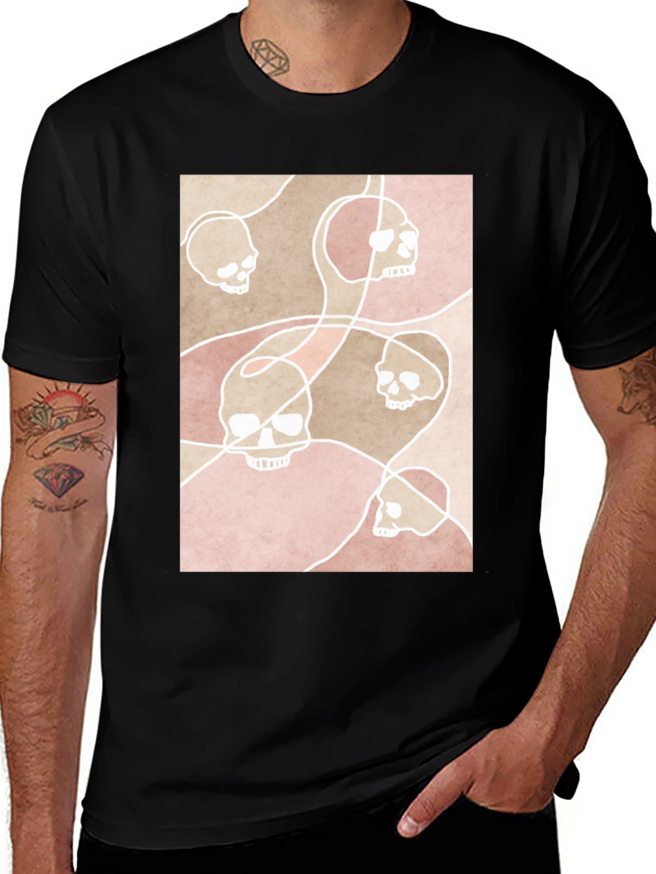 Variant 4 of Skull Art T-Shirt