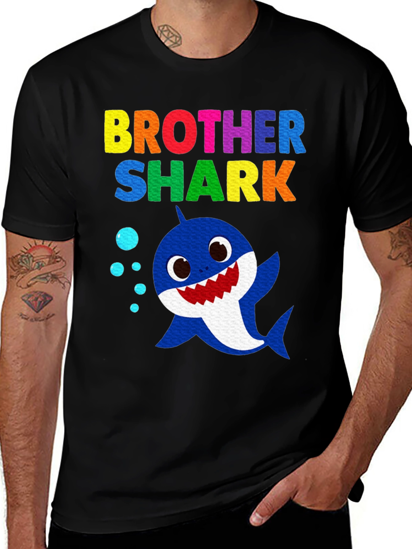 Brother Shark T-Shirt: Adorable Family Tee