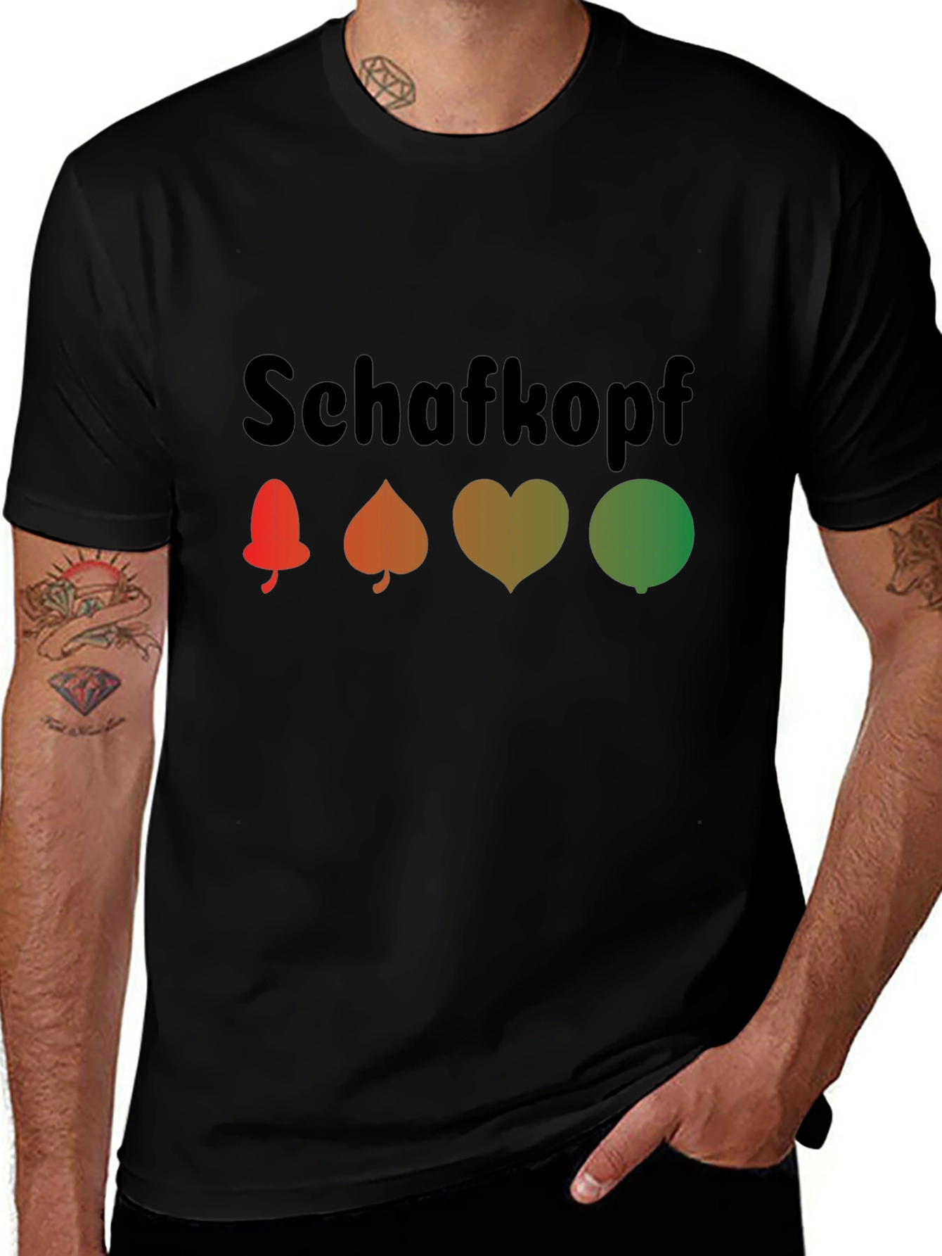 Schafkopf T-Shirt - Classic Black Tee