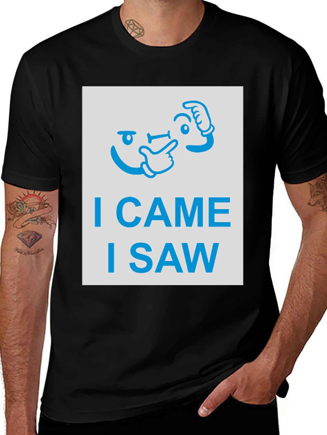 Variant 15 of I Came I Saw T-Shirt Funny Sarcastic Tee