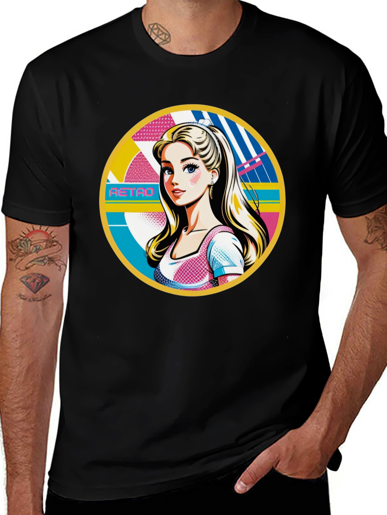 Retro Barbie Graphic Tee - Classic Style