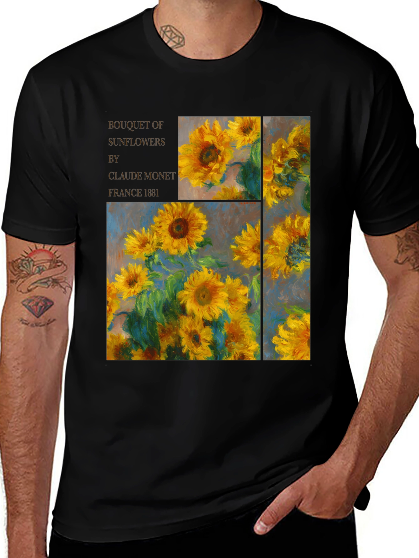 Variant 2 of Sunflowers Art T-Shirt
