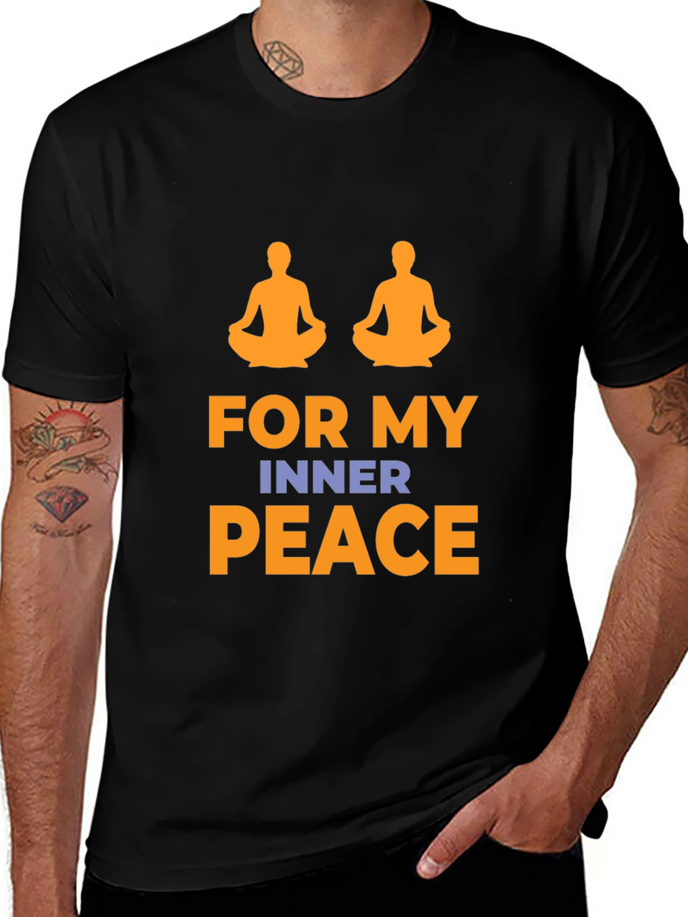 Variant 12 of Inner Peace Yoga T-Shirt - Relaxed Fit