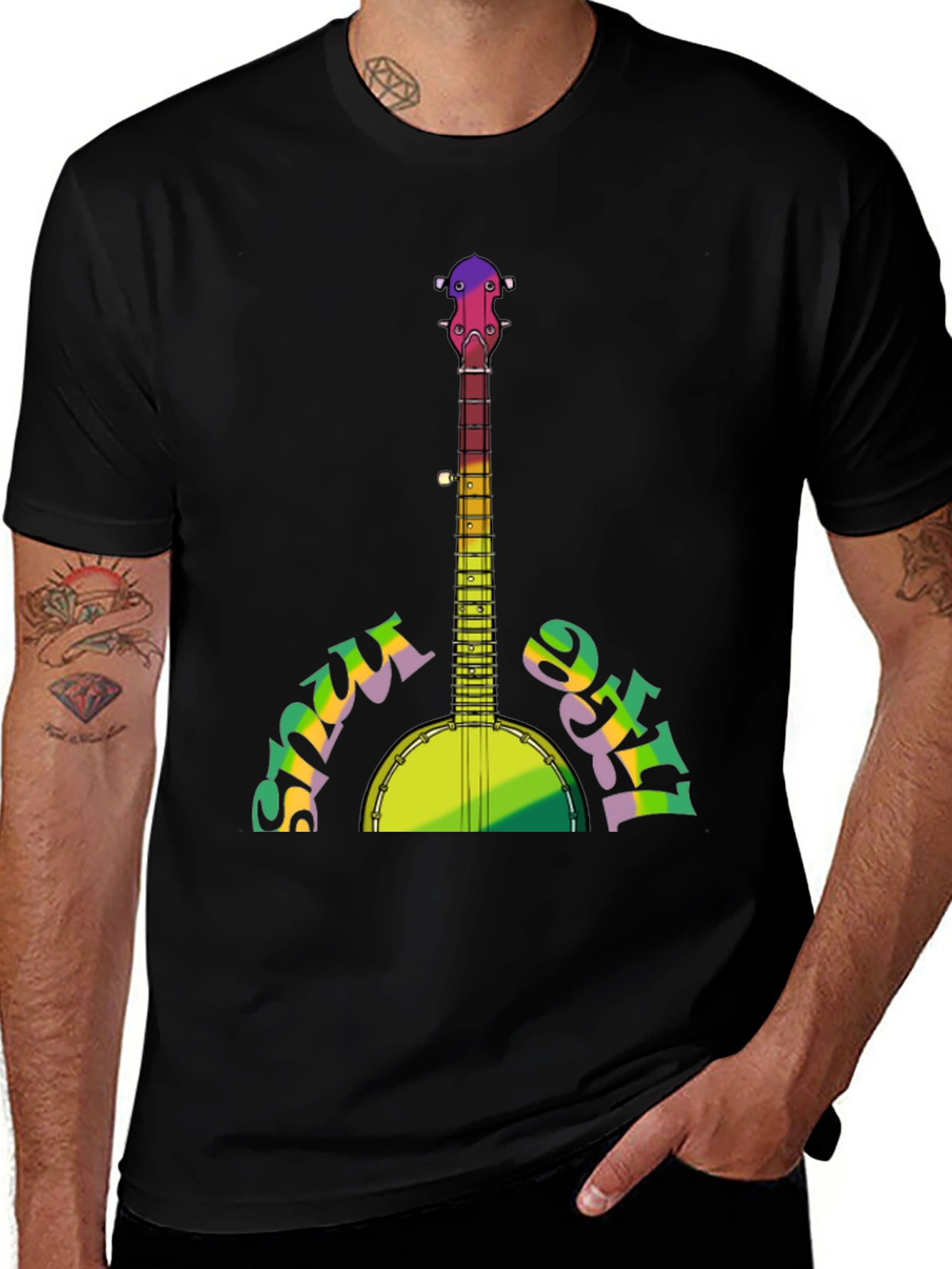 Variant 19 of Banjo Music Life Graphic Tee - Unisex