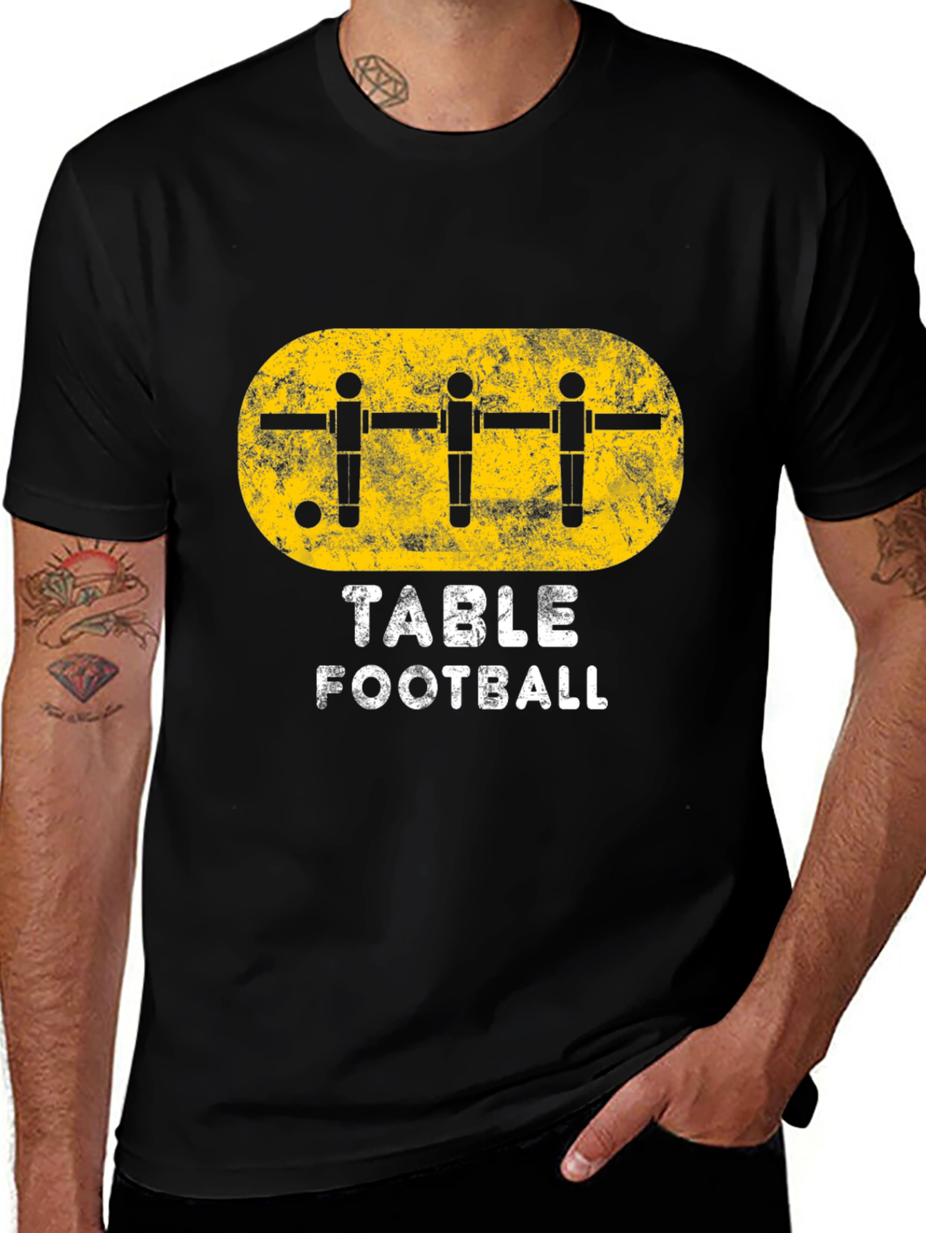 Variant 16 of Table Football Graphic Tee - Stylish Sportswear for Game Lovers