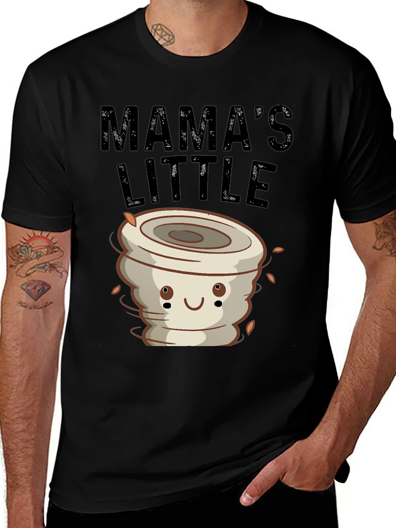 Variant 19 of Mama's Little Twister T-Shirt - Cute Cartoon Design