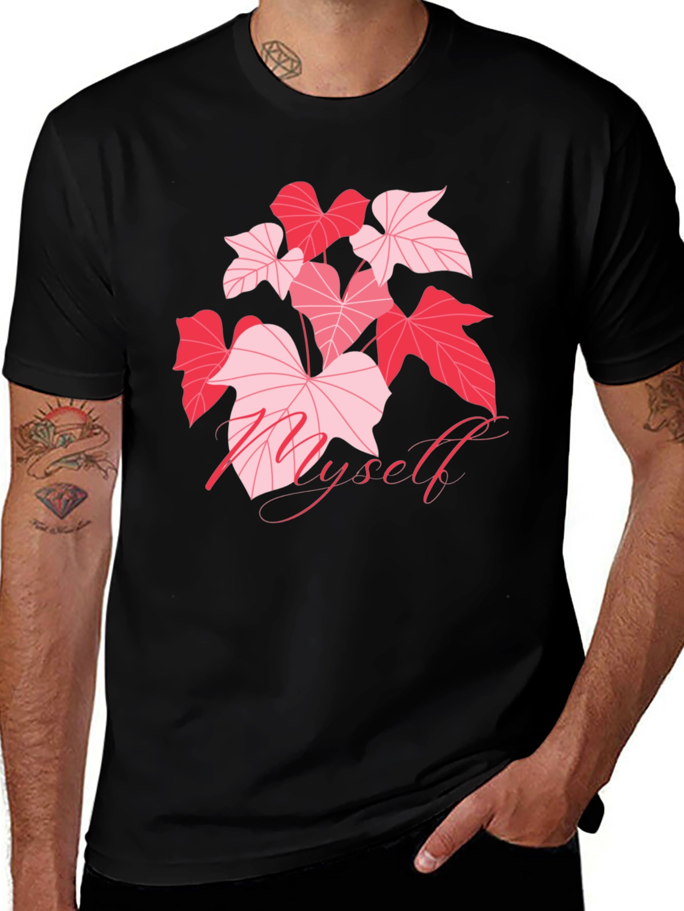 Variant 13 of Myself Leaves Graphic T-Shirt